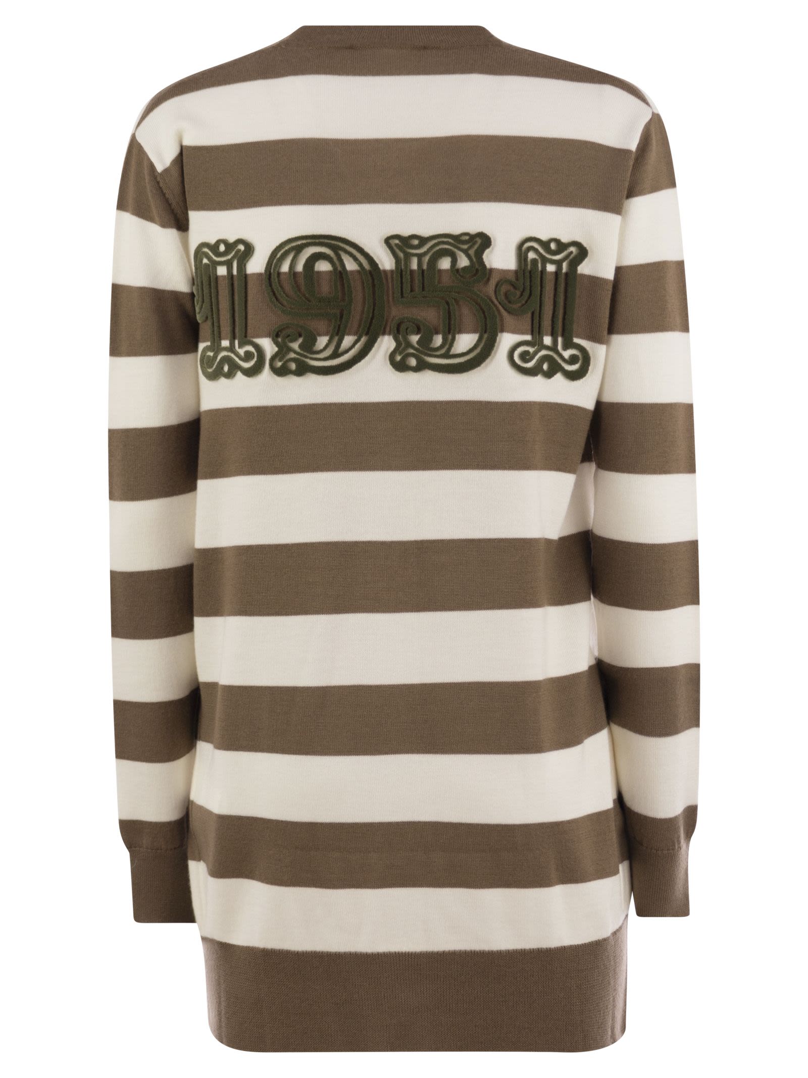 Max Mara Women Fiemme - Long Striped Wool Cardigan