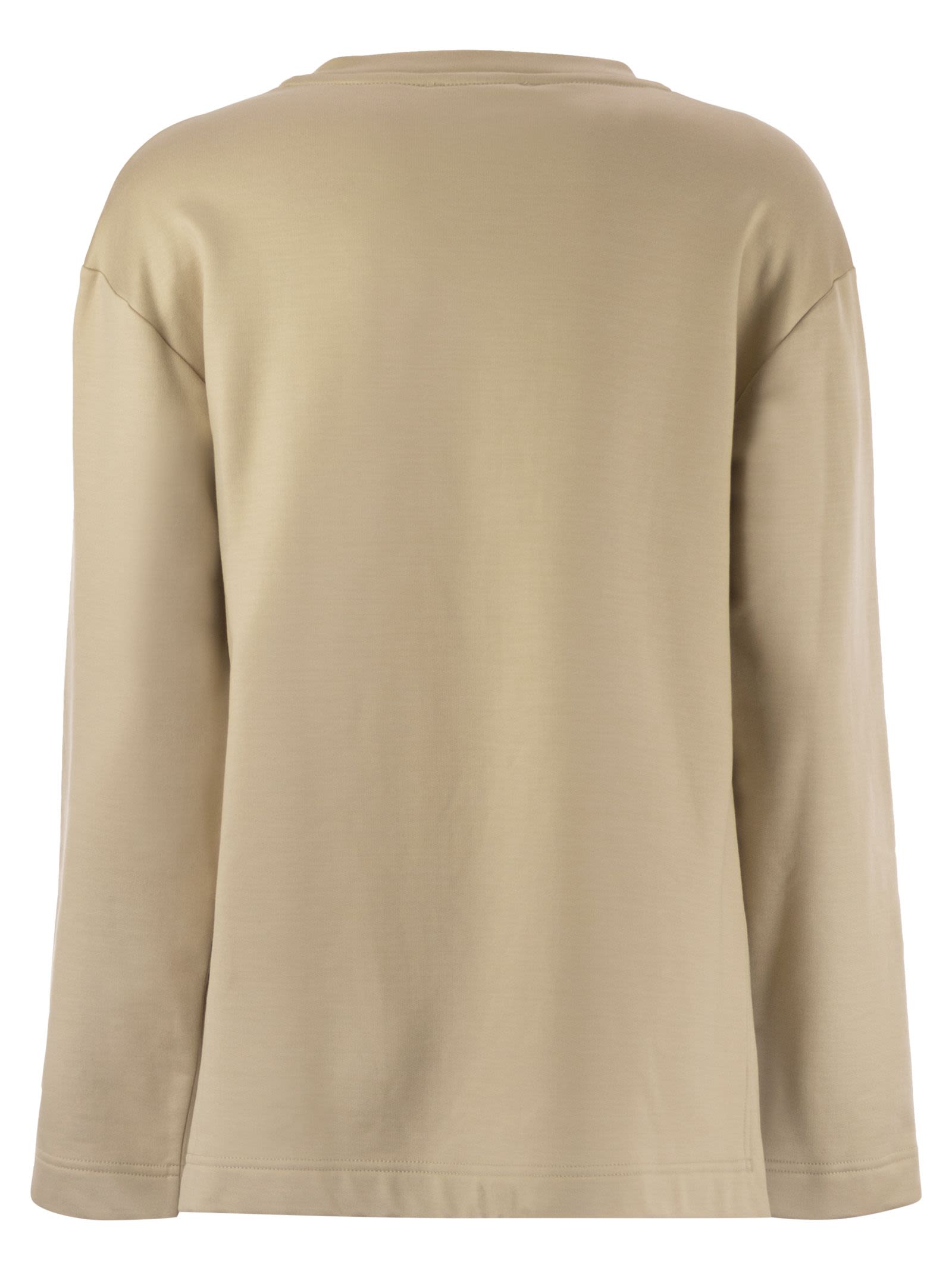 Max Mara Women Berma - Silk And Cotton Sweatshirt