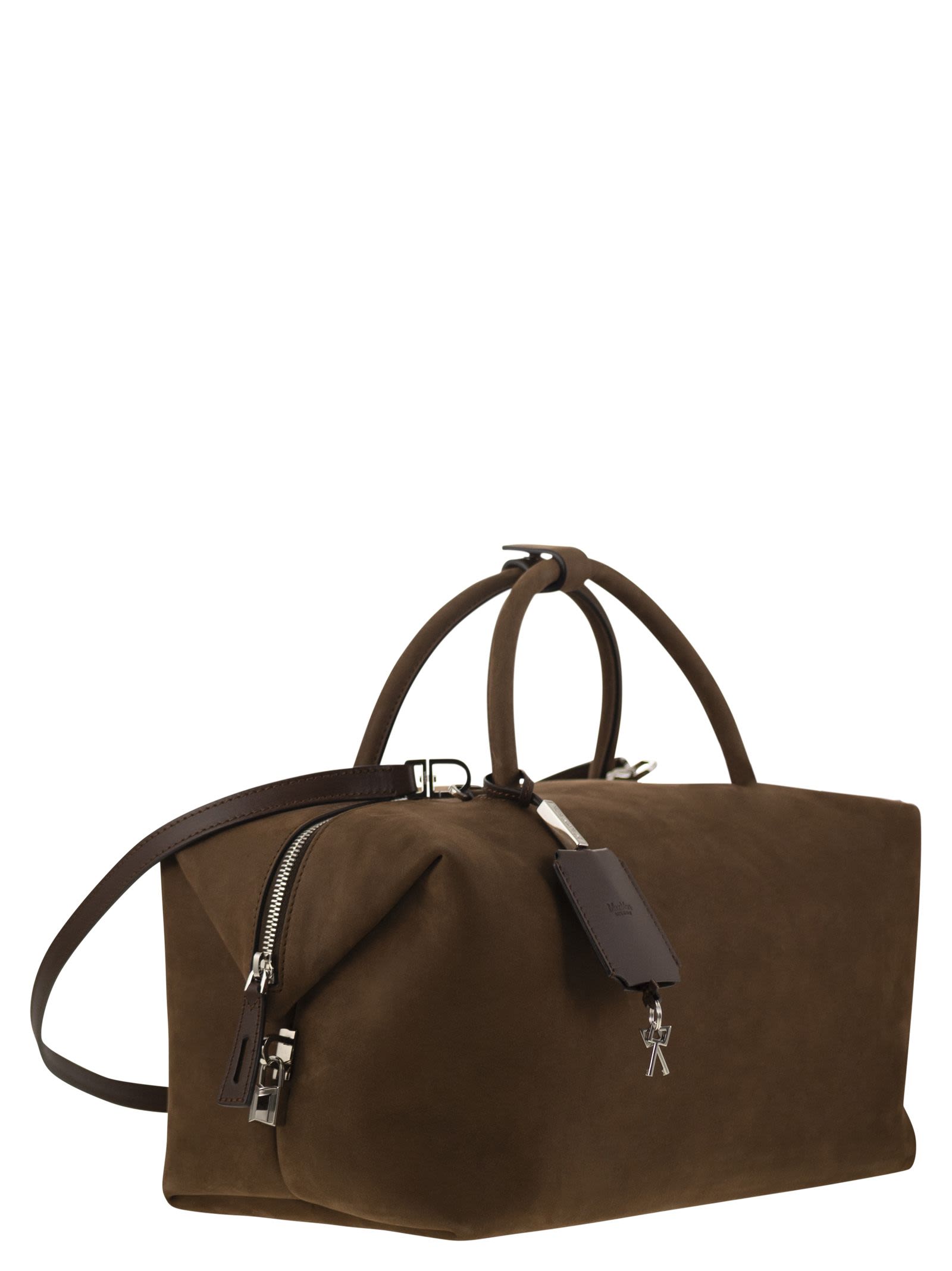 Max Mara Women Holdalllsuede - Large Nubuck Leather Satchel