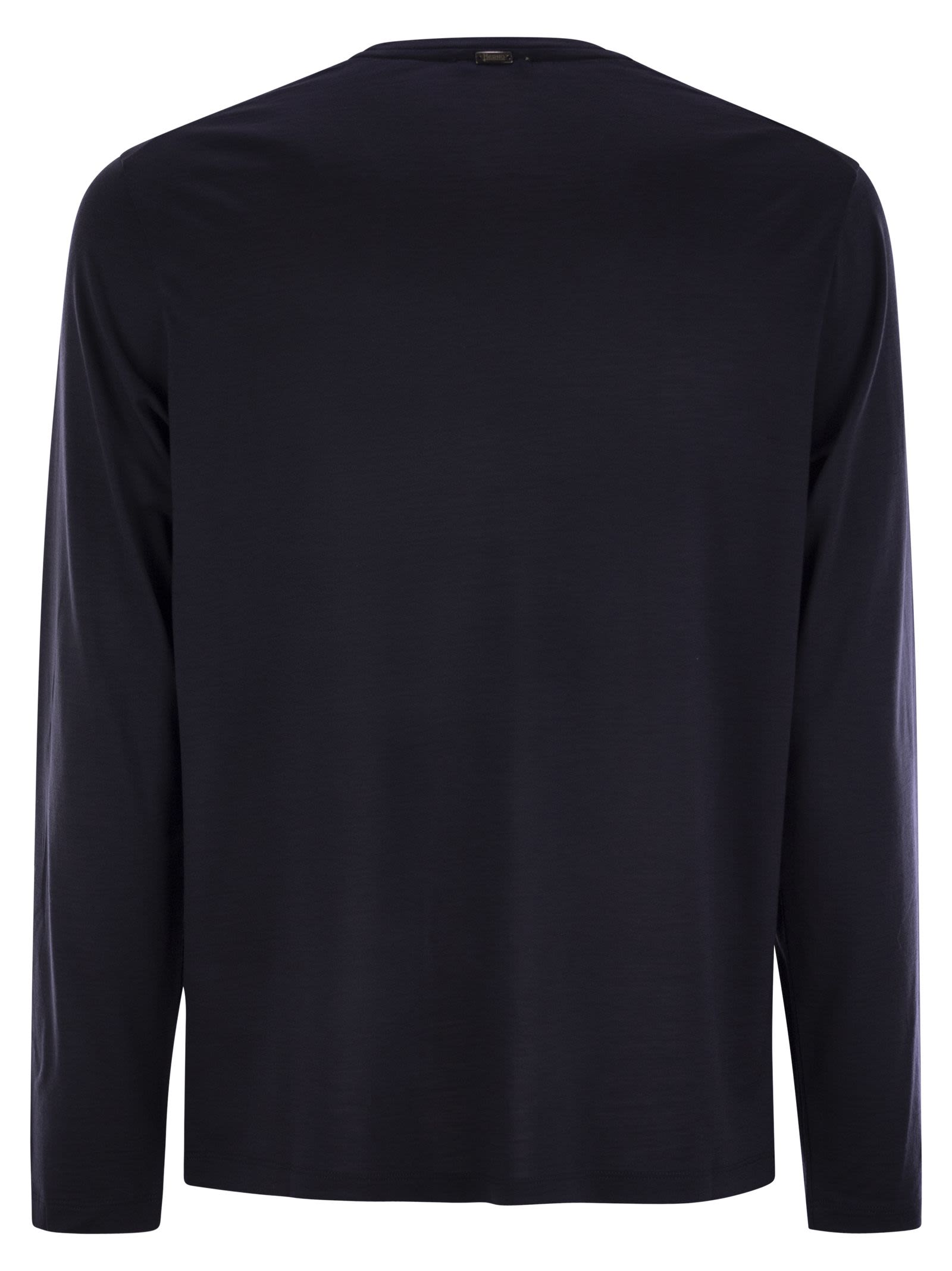 Herno Men Wool Jersey T-Shirt