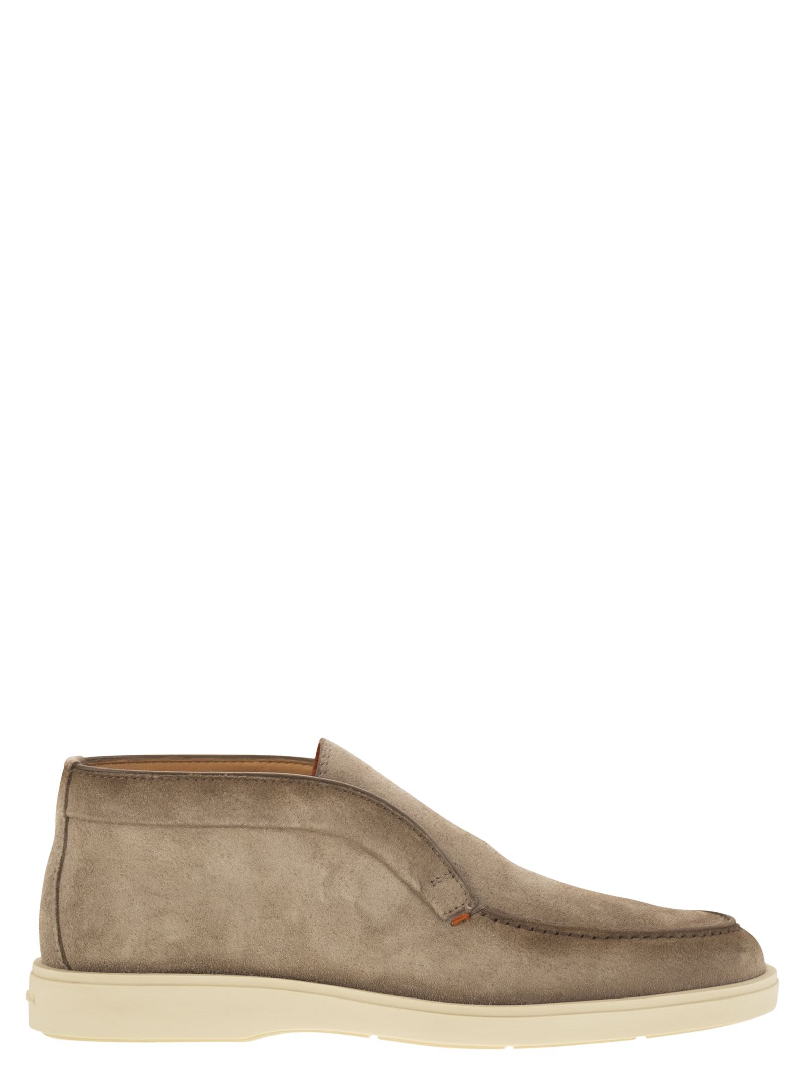 Santoni Men Suede Desert Boot