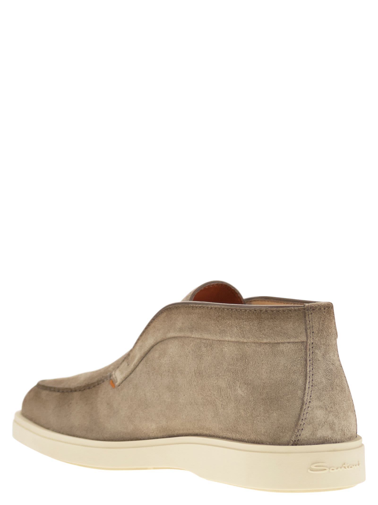 Santoni Men Suede Desert Boot