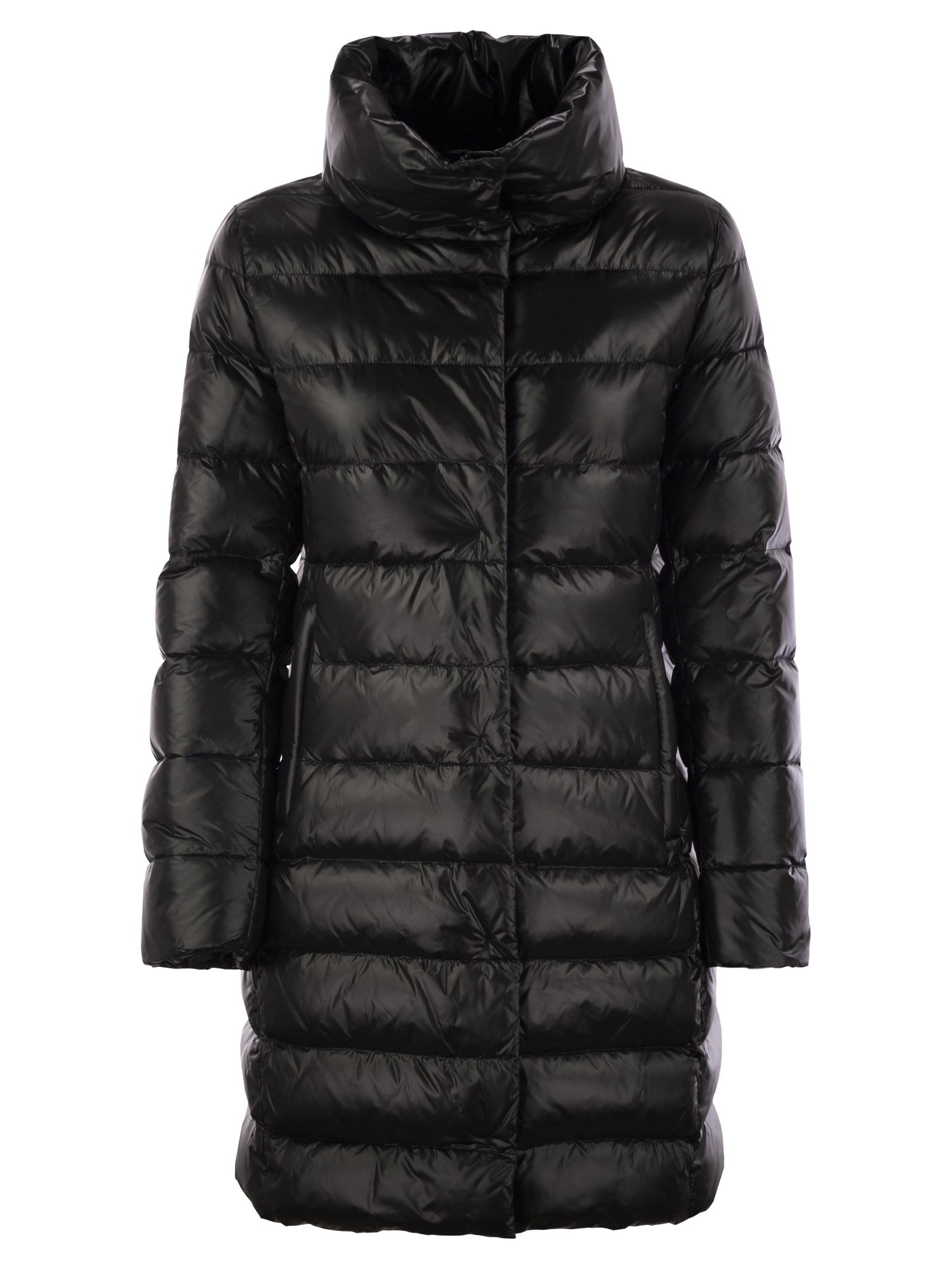 Fay Women Long Down Jacket With Hook