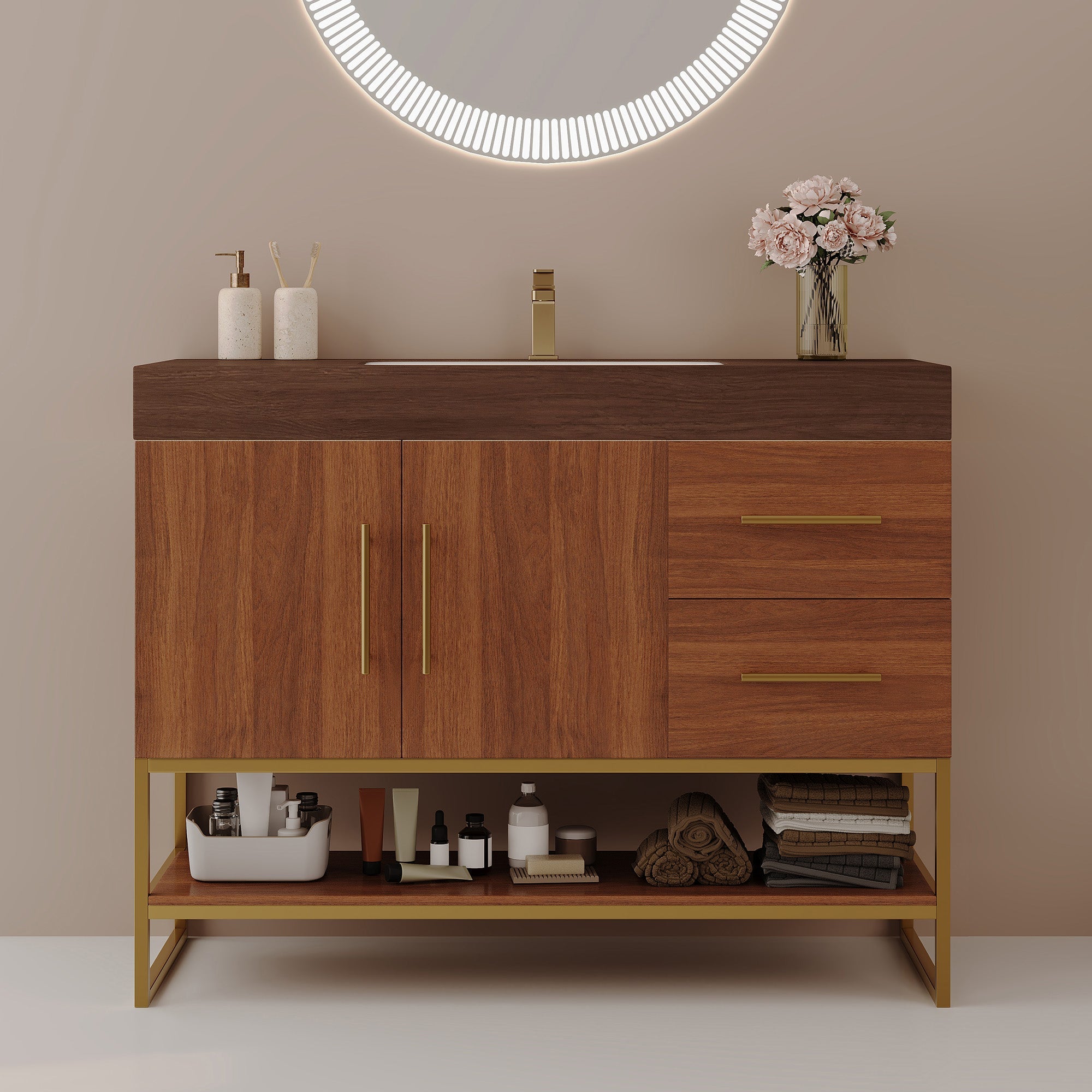 36" Modern Free-Standing Bathroom Vanity