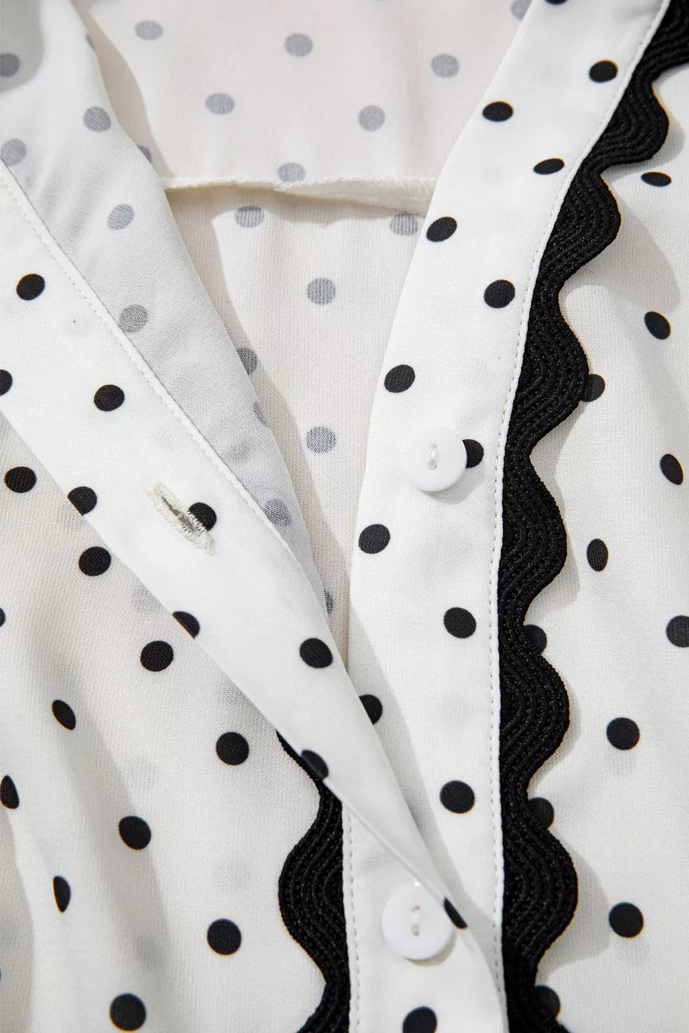 Polka Dot Half Sleeve Midi Dress