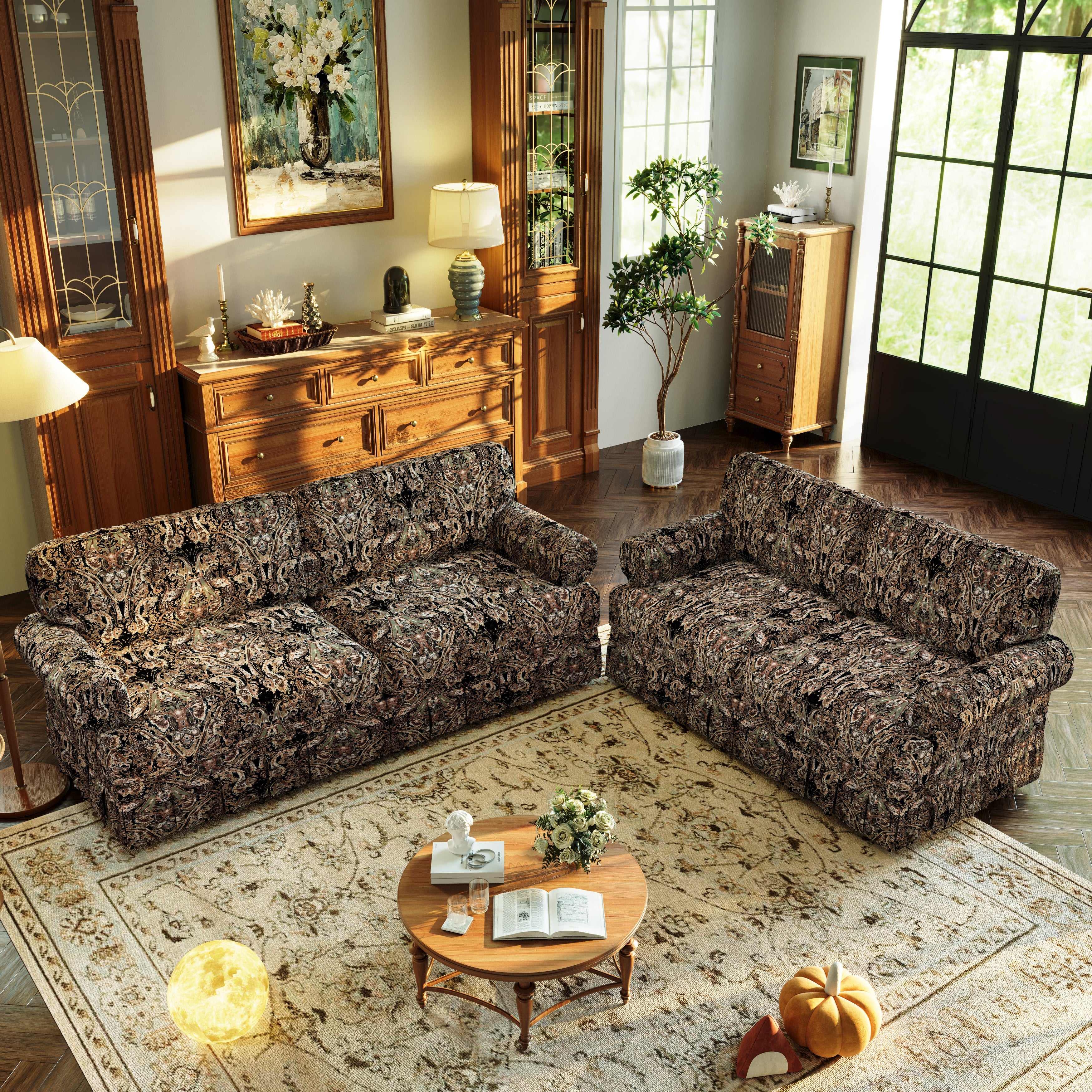 74" Luxurious 3-Seater Cloud Couch