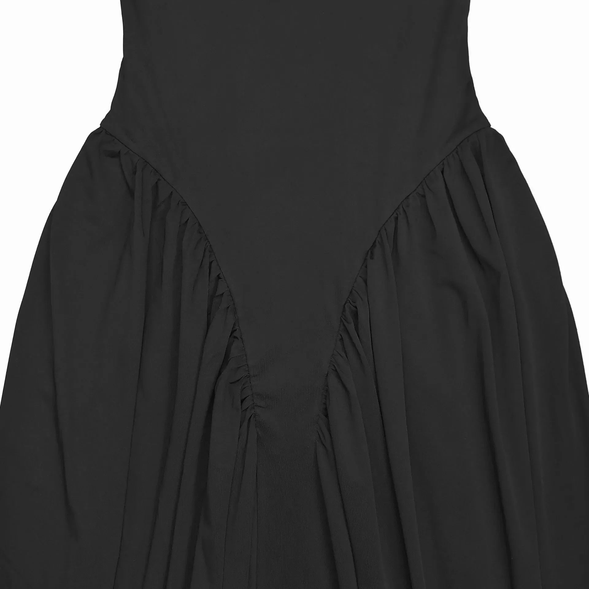 Ruched One-Shoulder Maxi Dress