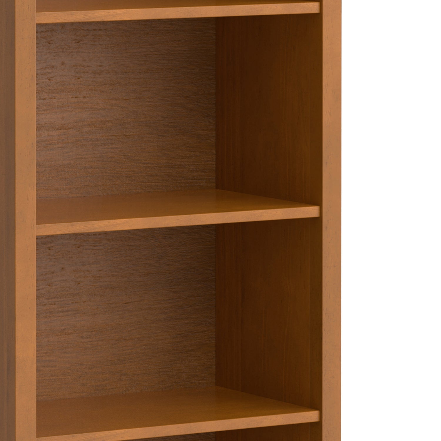 Warm Shaker 5 Shelf Bookcase