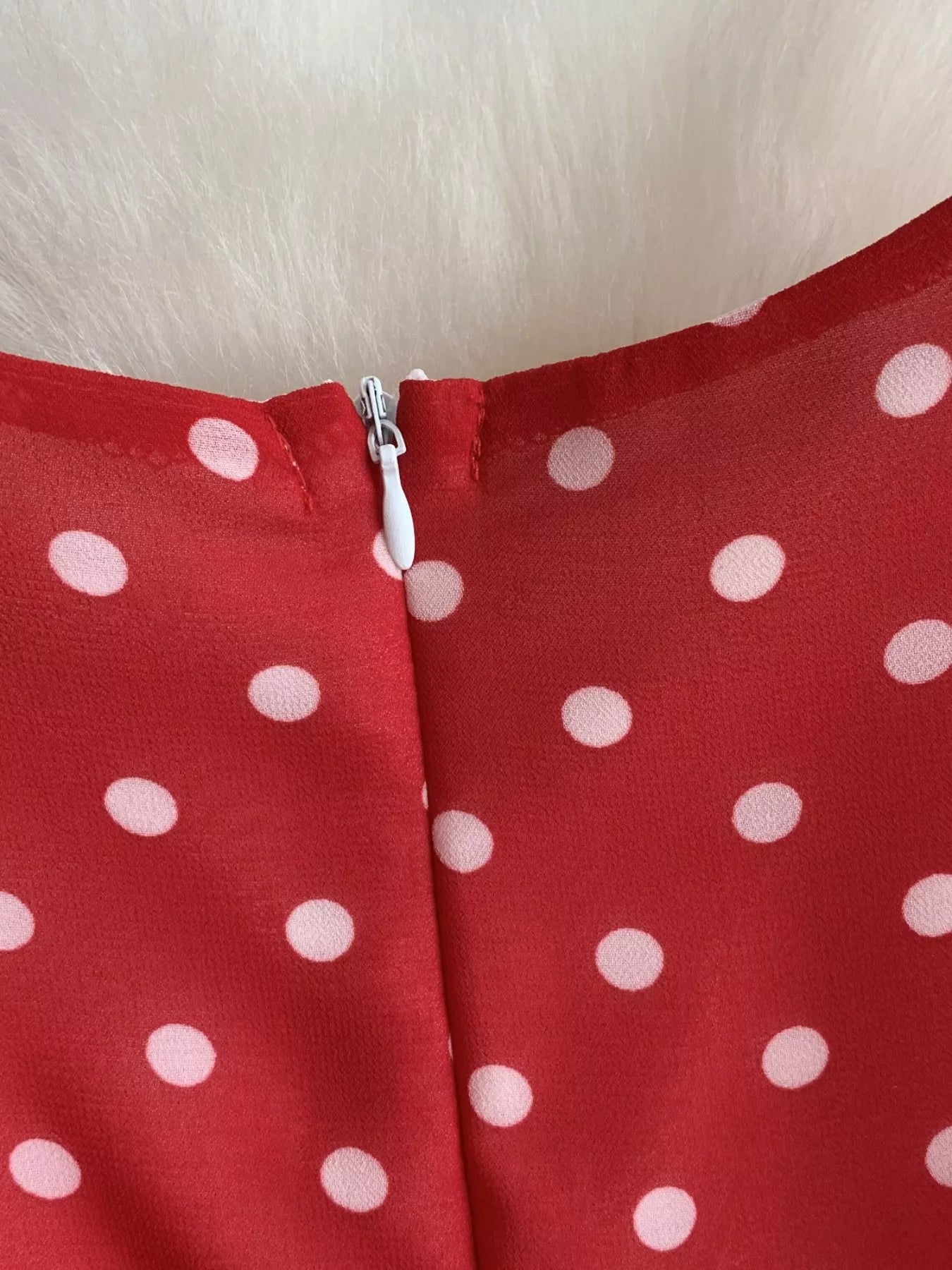 Polka Dot Ruffled Tiered Dress