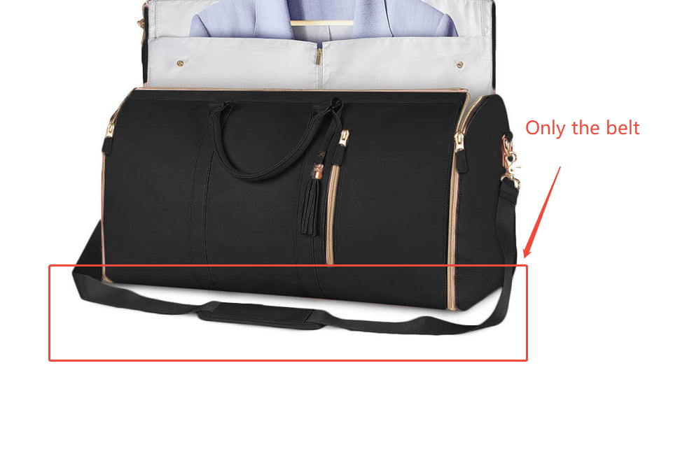 Women's Large Capacity Travel Duffle and Garment Bag Handbag