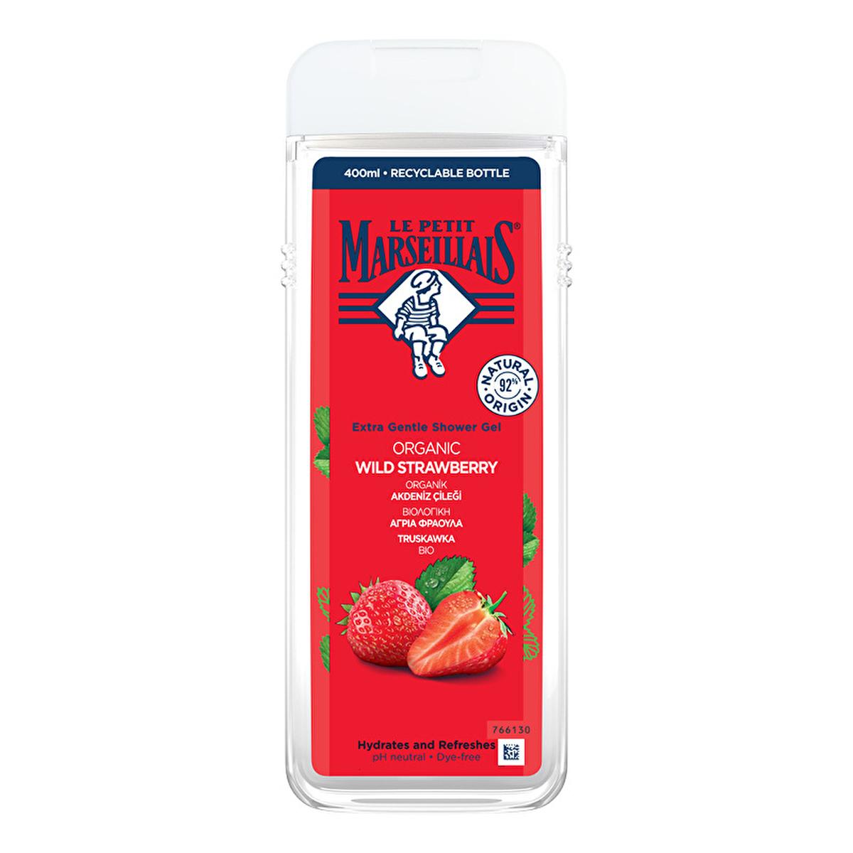 Le Petit Marseillais Strawberry Shower Gel: Gentle & Fragrant Body Wash for Refreshing Clean