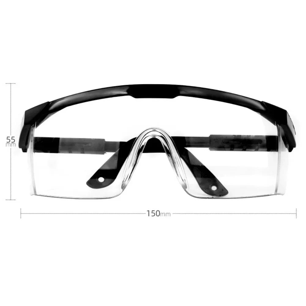 2Pcs Anti-Splash Work Safety Glasses Eye Protecting Lab Goggles Protective Industrial Wind Dust Proof Goggles Cycling Glasses