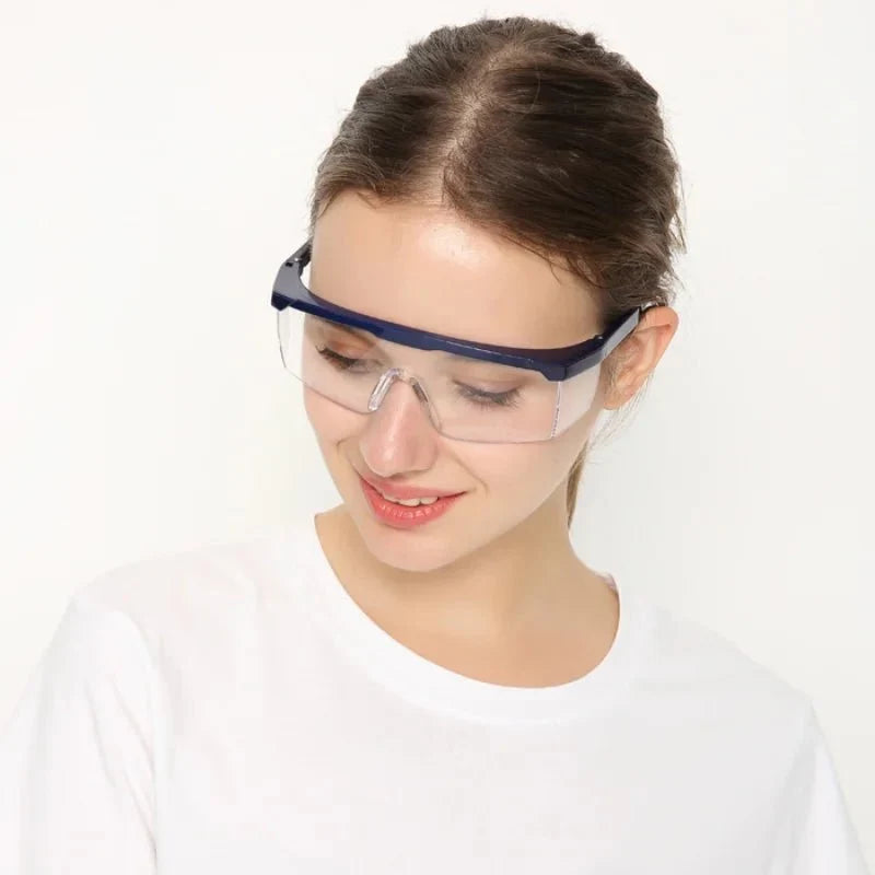 Anti-Splash Eye Protection Work Safety Goggles Windproof Dustproof Protective Glasses Optical Lens Frame Cycling Glasses Goggles