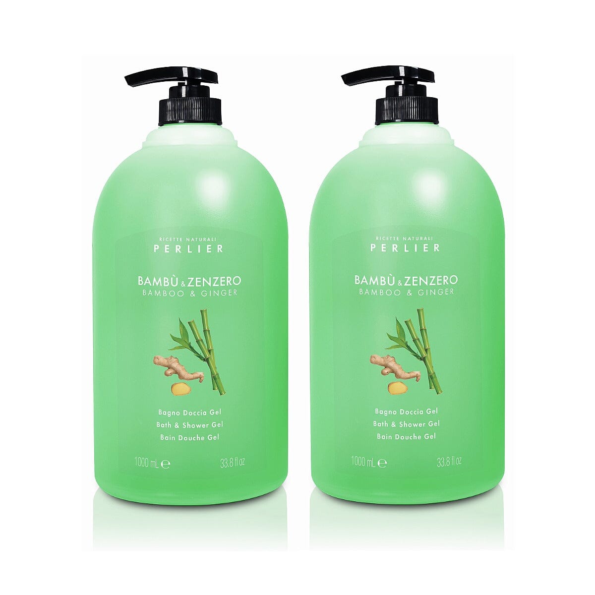 Bamboo + Ginger Bath & Shower Gel