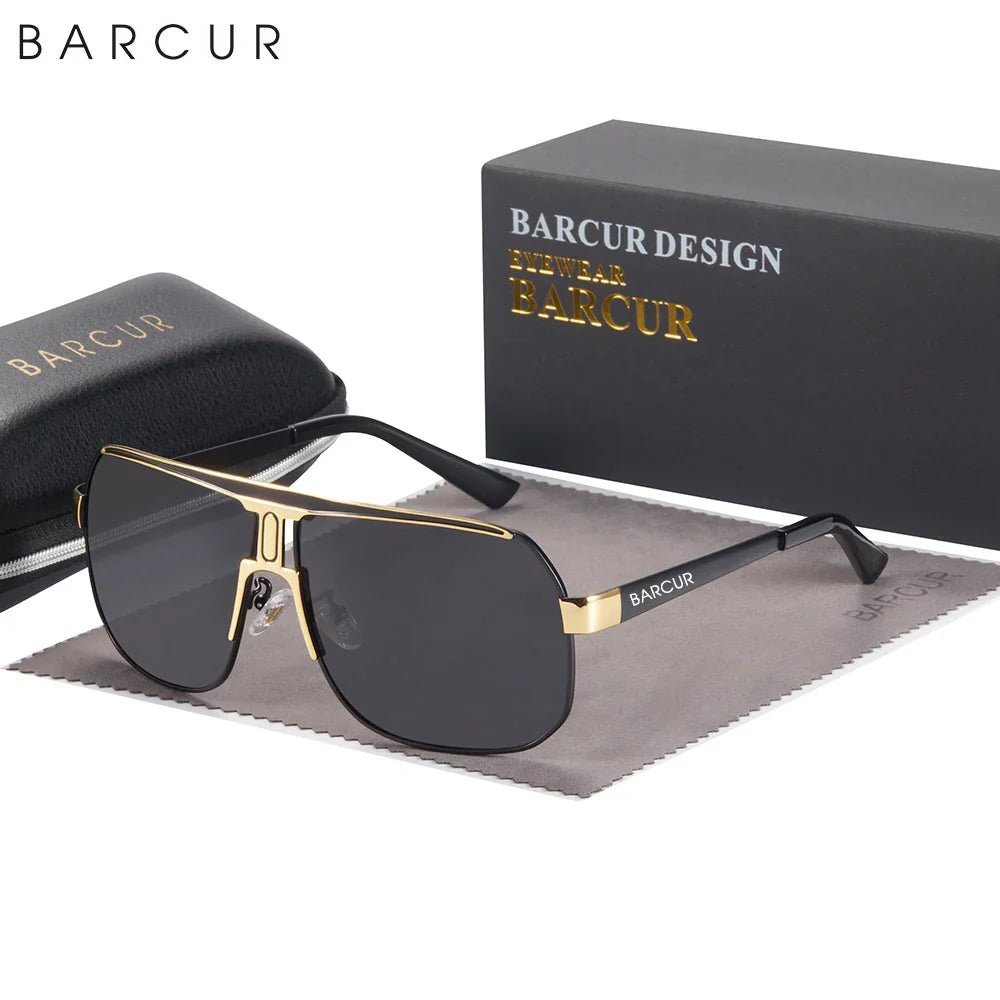BARCUR Polarized Sports Sunglasses for Men Fashionable Fishing Driving Hiking and Outdoor Eyewear UV400 Protection Gradient Lenses - Overture Gifts