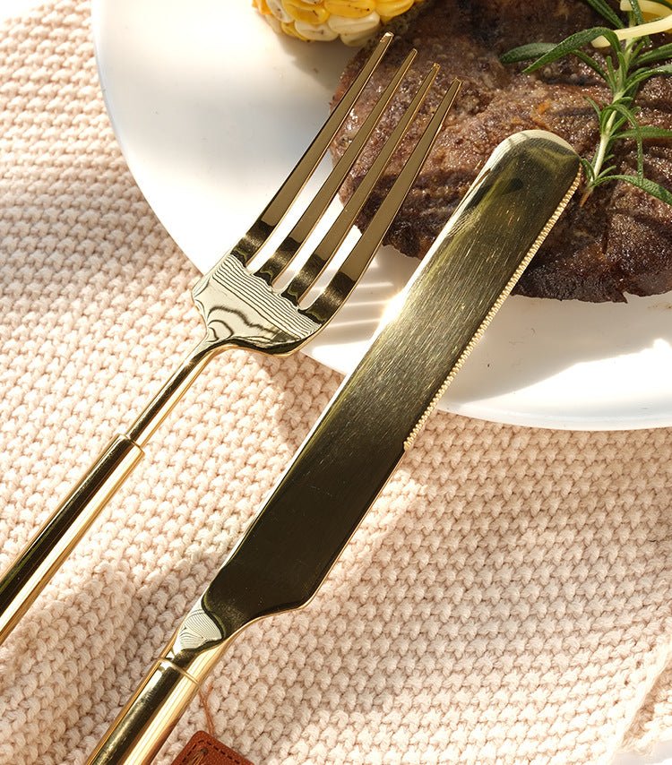Barton Luxury Gold Cutlery Set | 3CARATS - Overture Gifts