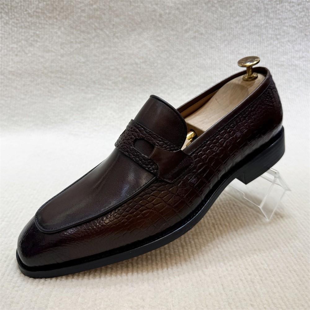 Large-size Mens Casual Formal Leather Shoes