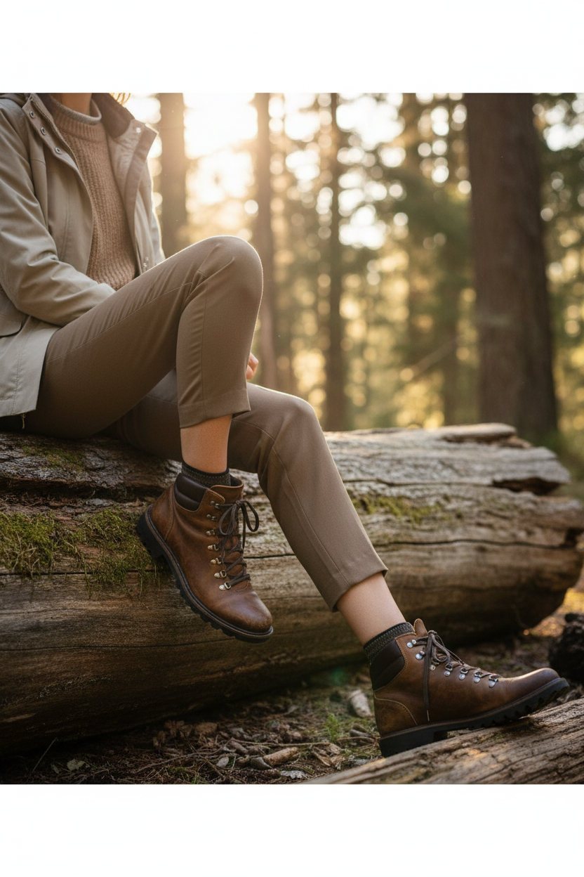 Beautiful woman wearing alpaca ankle socks