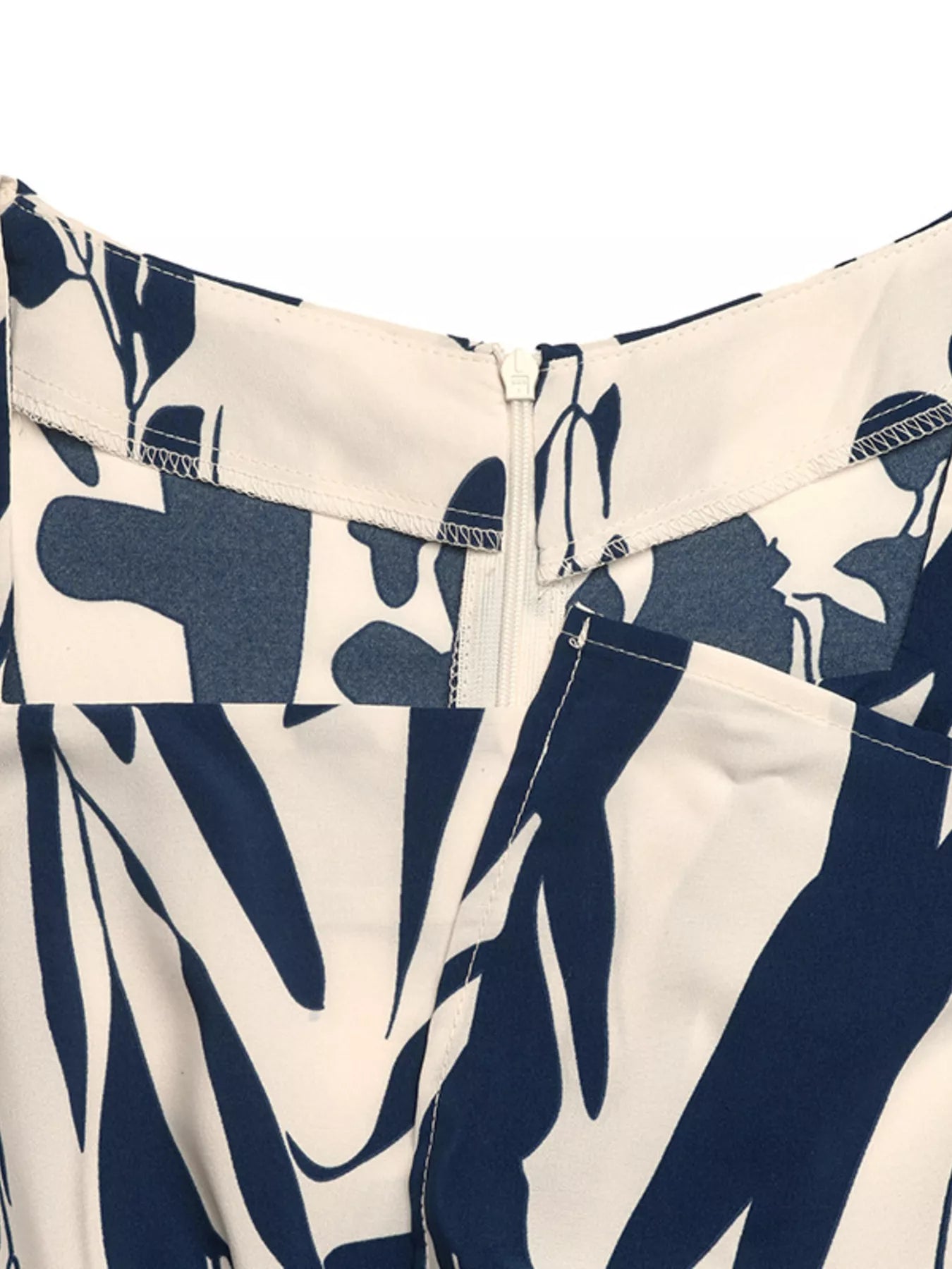 Printed Square Neck Maxi Dress