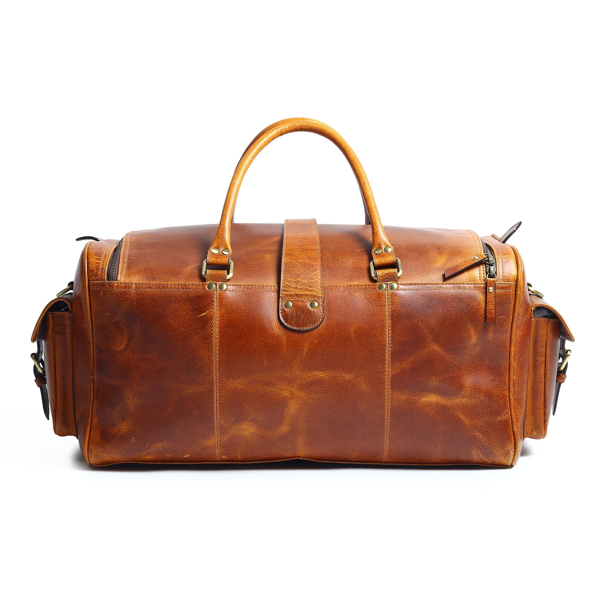 Berlin Leather Weekender Duffle Bag - Overture Gifts