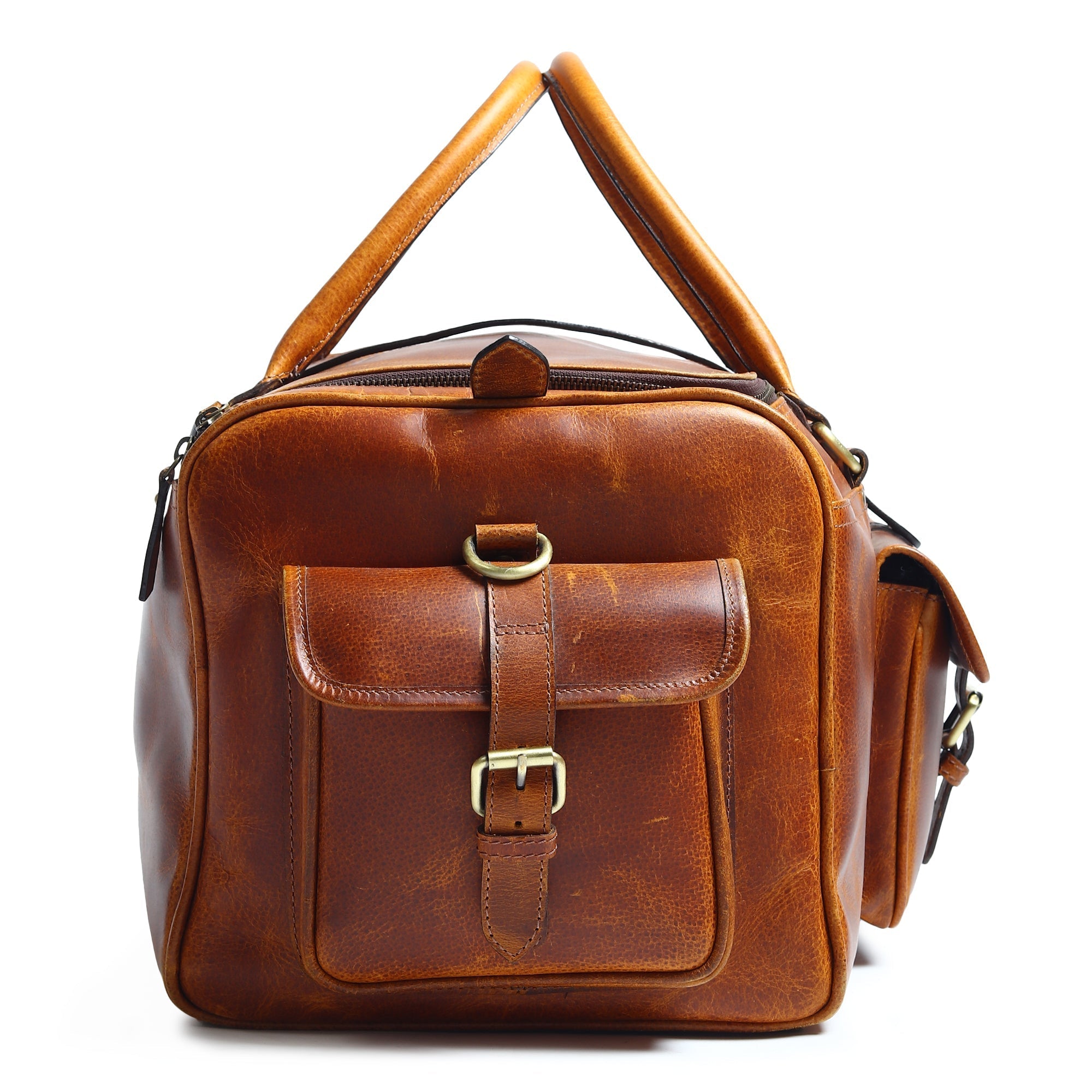 Berlin Leather Weekender Duffle Bag - Overture Gifts