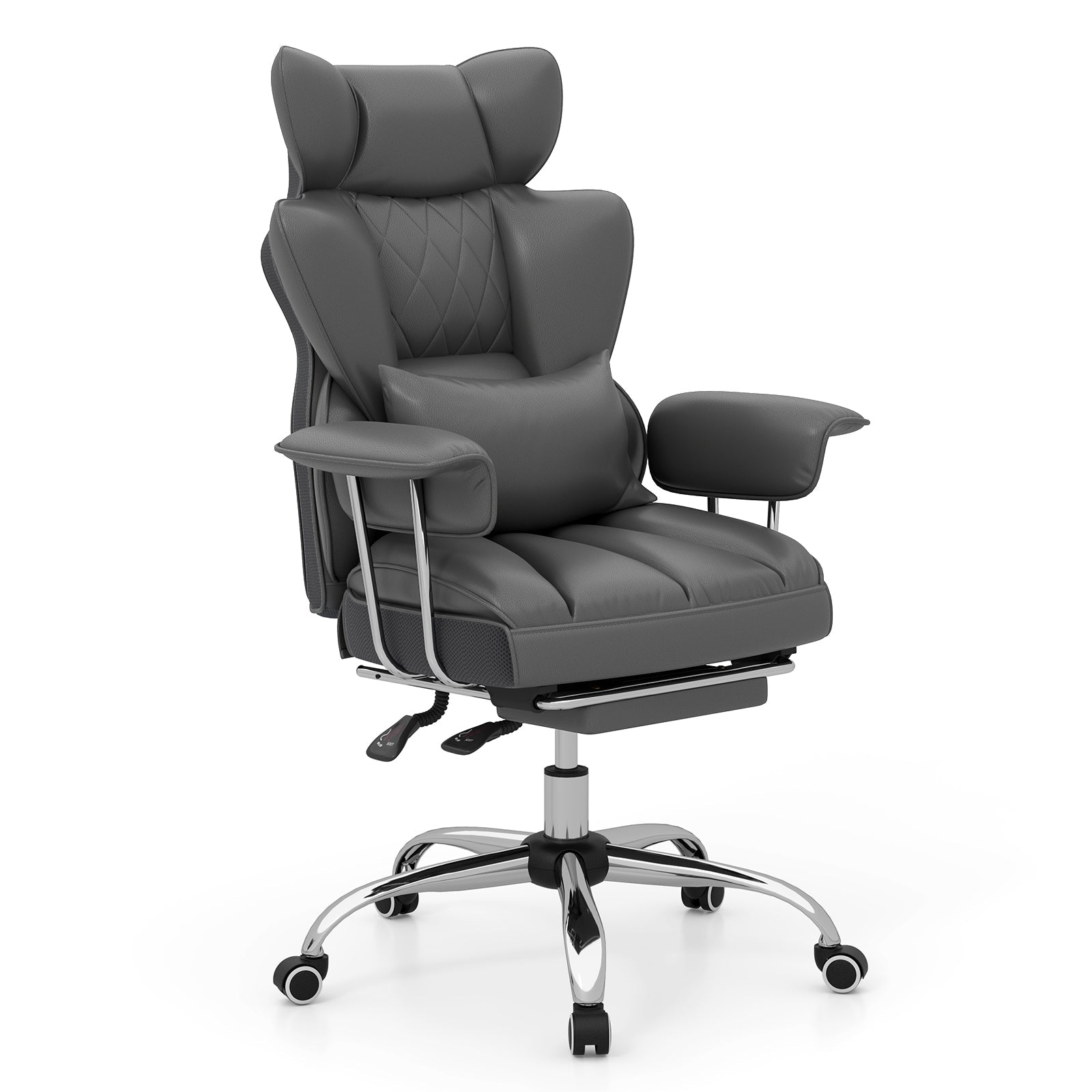 Big and Tall Executive Office Desk Chair with Footrest - Overture Gifts