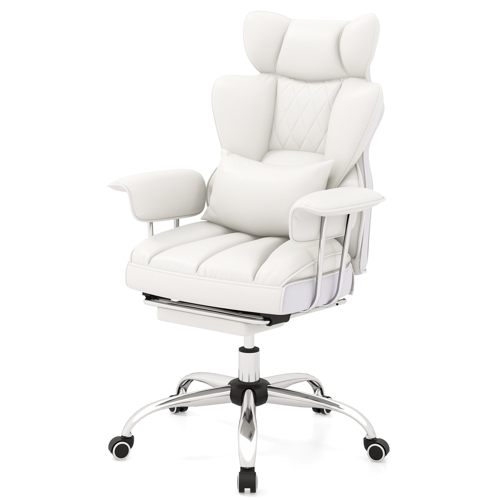 Big and Tall Executive Office Desk Chair with Footrest - Overture Gifts