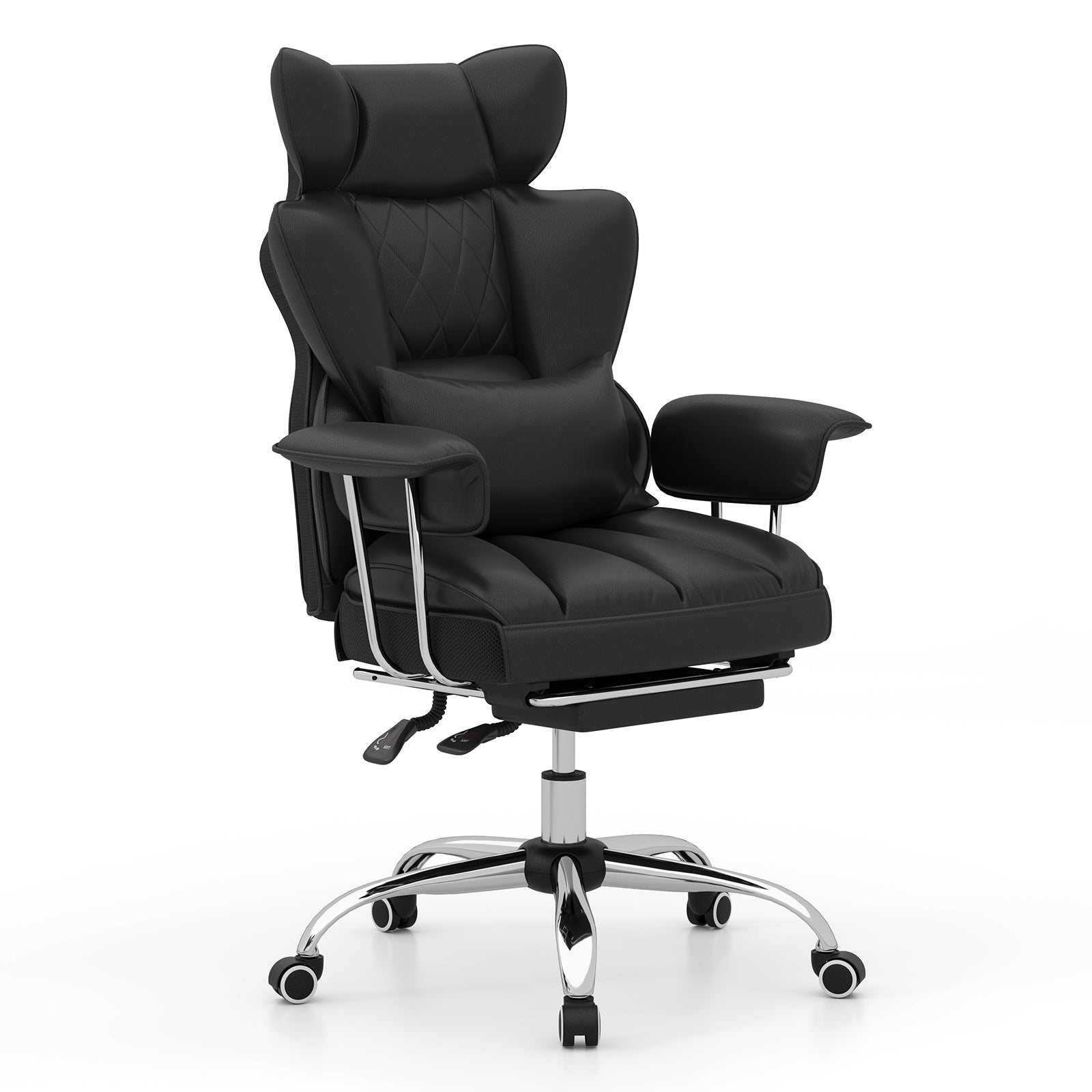 Big and Tall Executive Office Desk Chair with Footrest - Overture Gifts