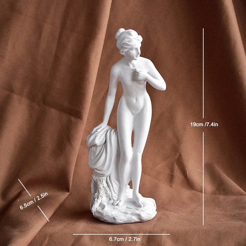 Birth of Venus Resin Statue Botticelli Inspired Greek Goddess Sculpture Roman Mythology Decor Classic Art Figure for Home Desk - Overture Gifts
