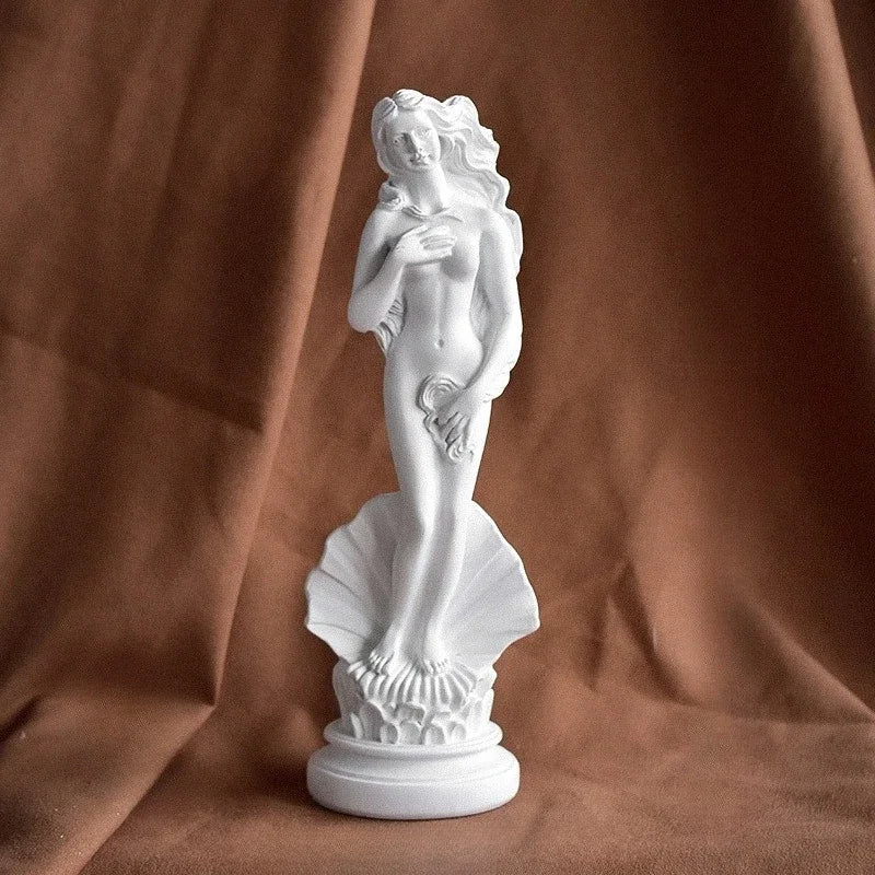 Birth of Venus Resin Statue Botticelli Inspired Greek Goddess Sculpture Roman Mythology Decor Classic Art Figure for Home Desk - Overture Gifts