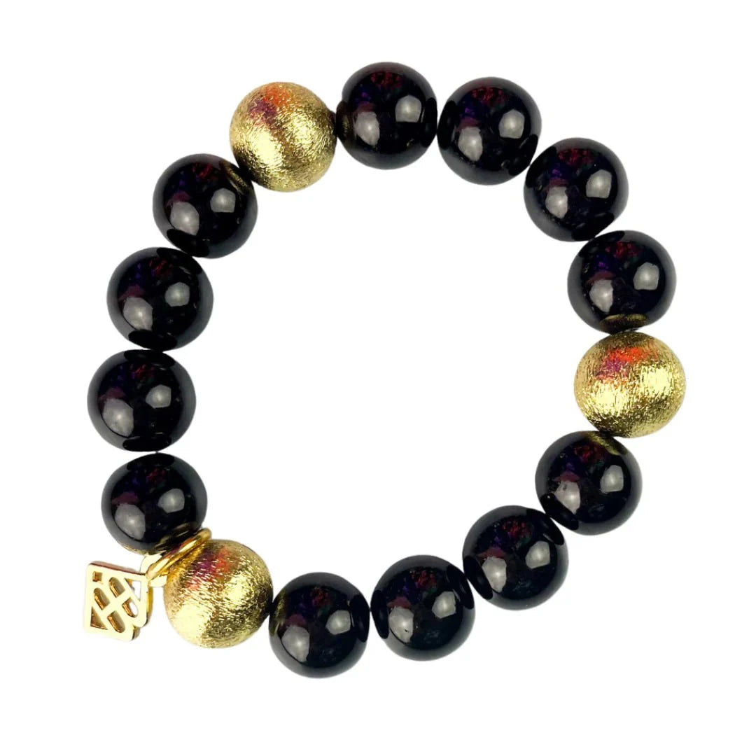 BRIANNA CANNON -
Black Beaded Brianna Bracelet