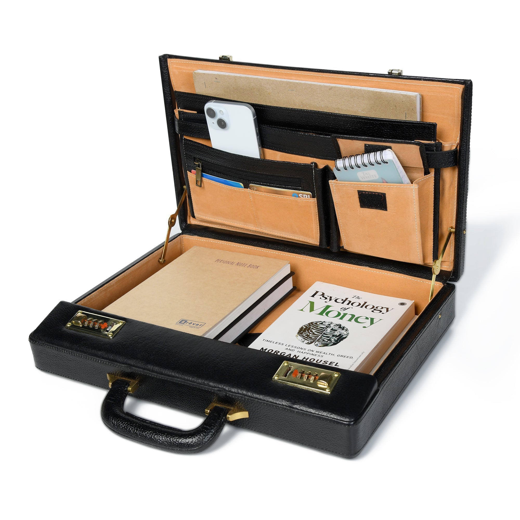 Black Office Suitcase Briefcase - Overture Gifts