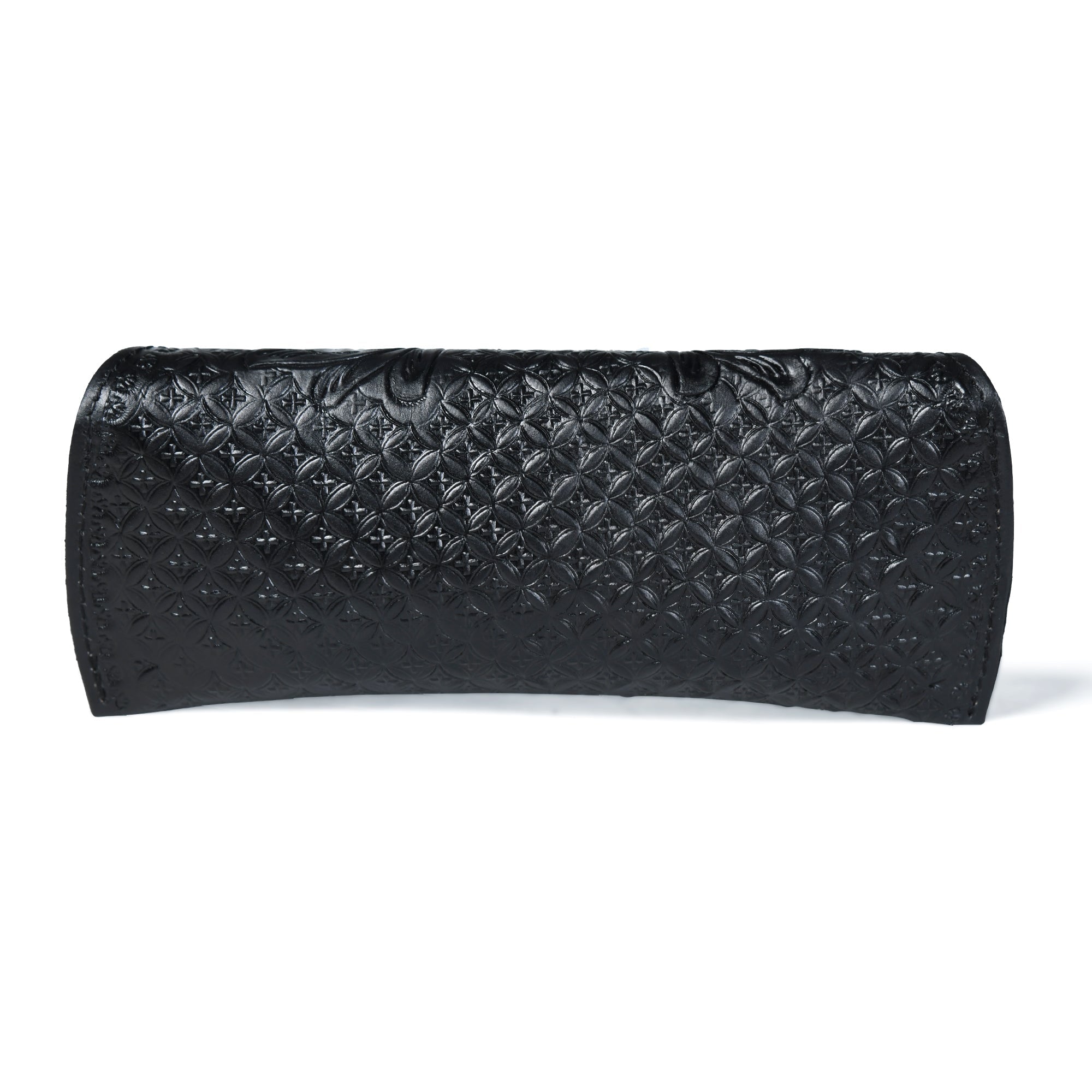 Black Textured Leather Sunglasses Cover - Overture Gifts