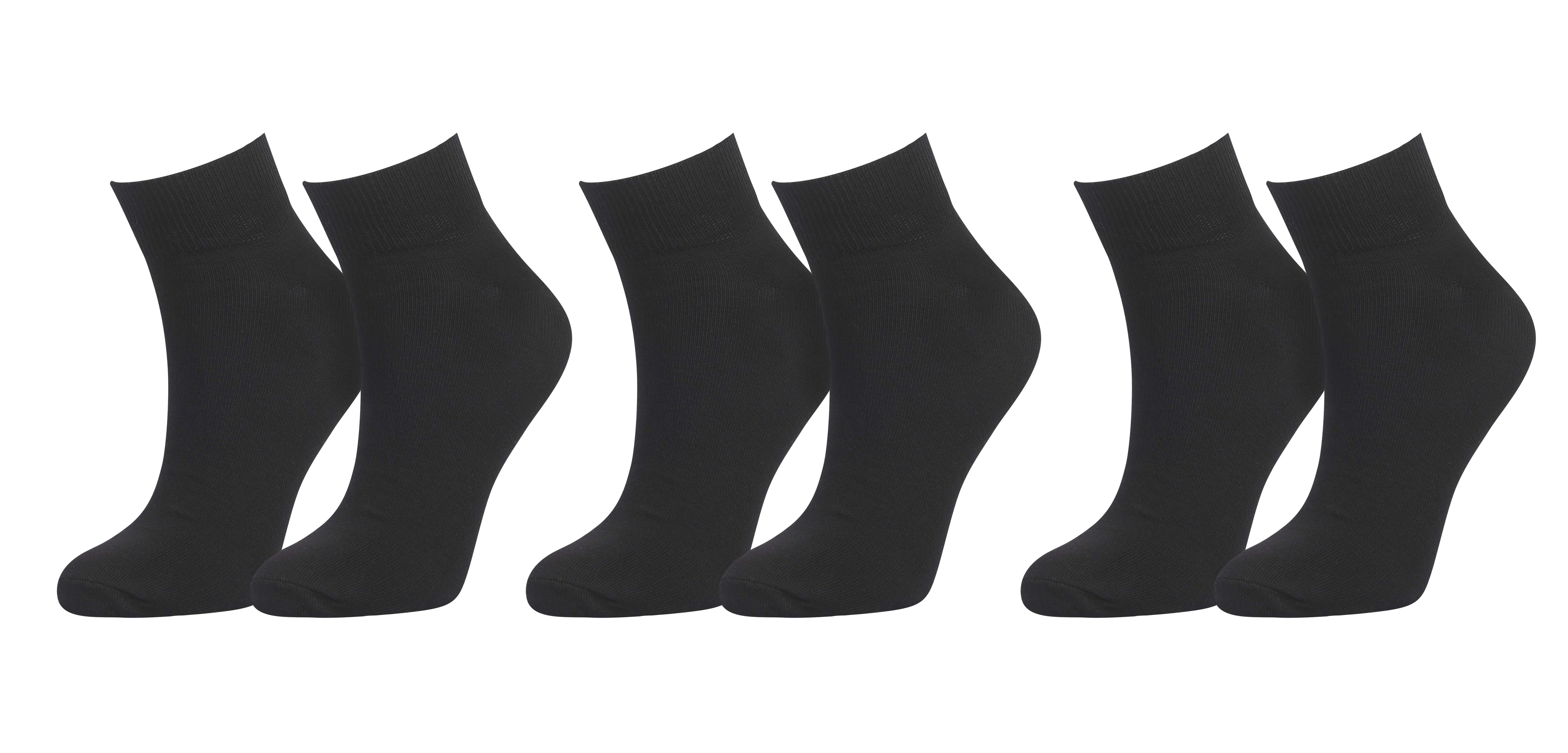 tittimitti Men’s Organic Cotton Ankle Socks 3-Pack – Breathable Everyday Ankle Socks