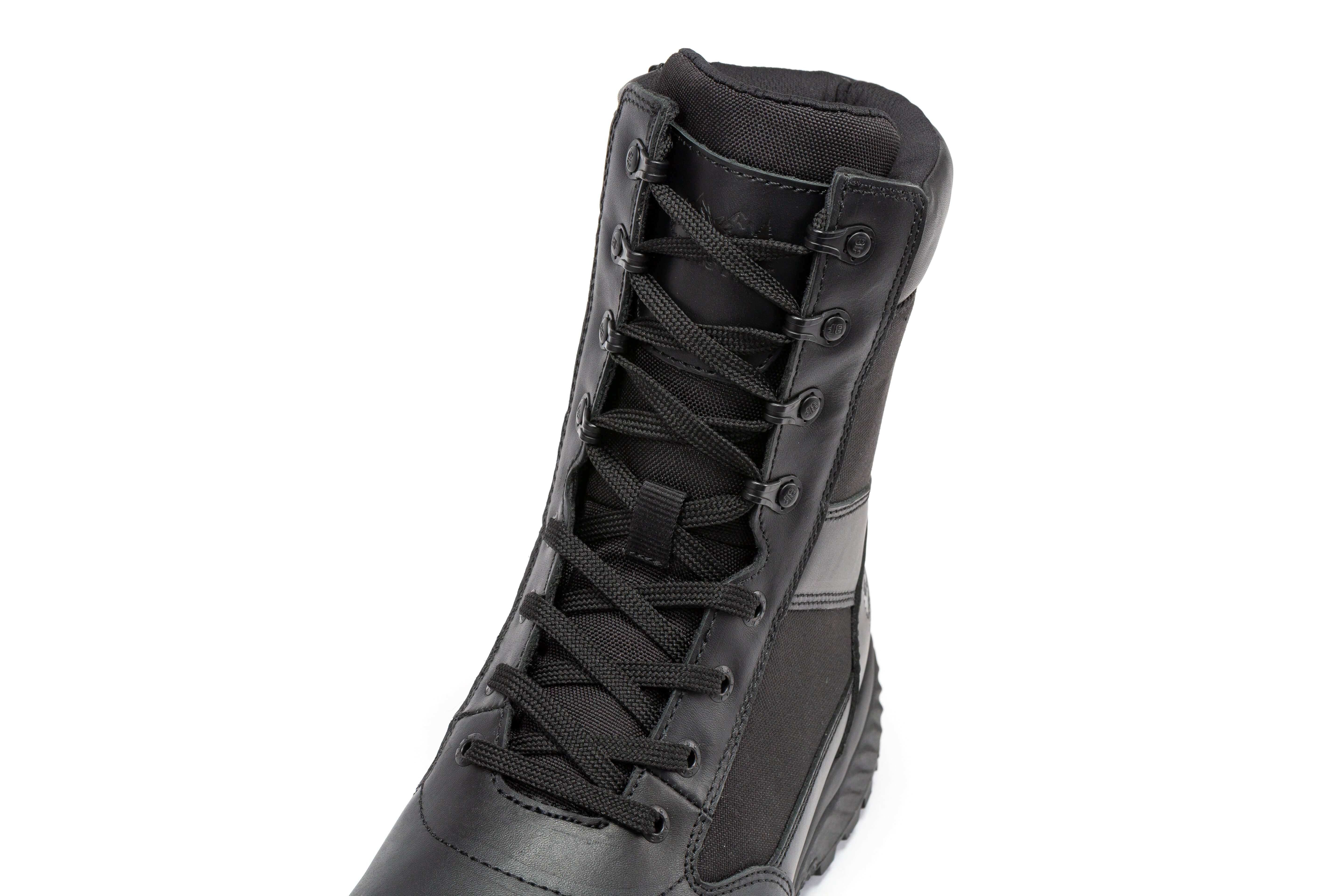 Botas Pro Black Men's 8 inch Side Zipper Military Tactical Boots BP703