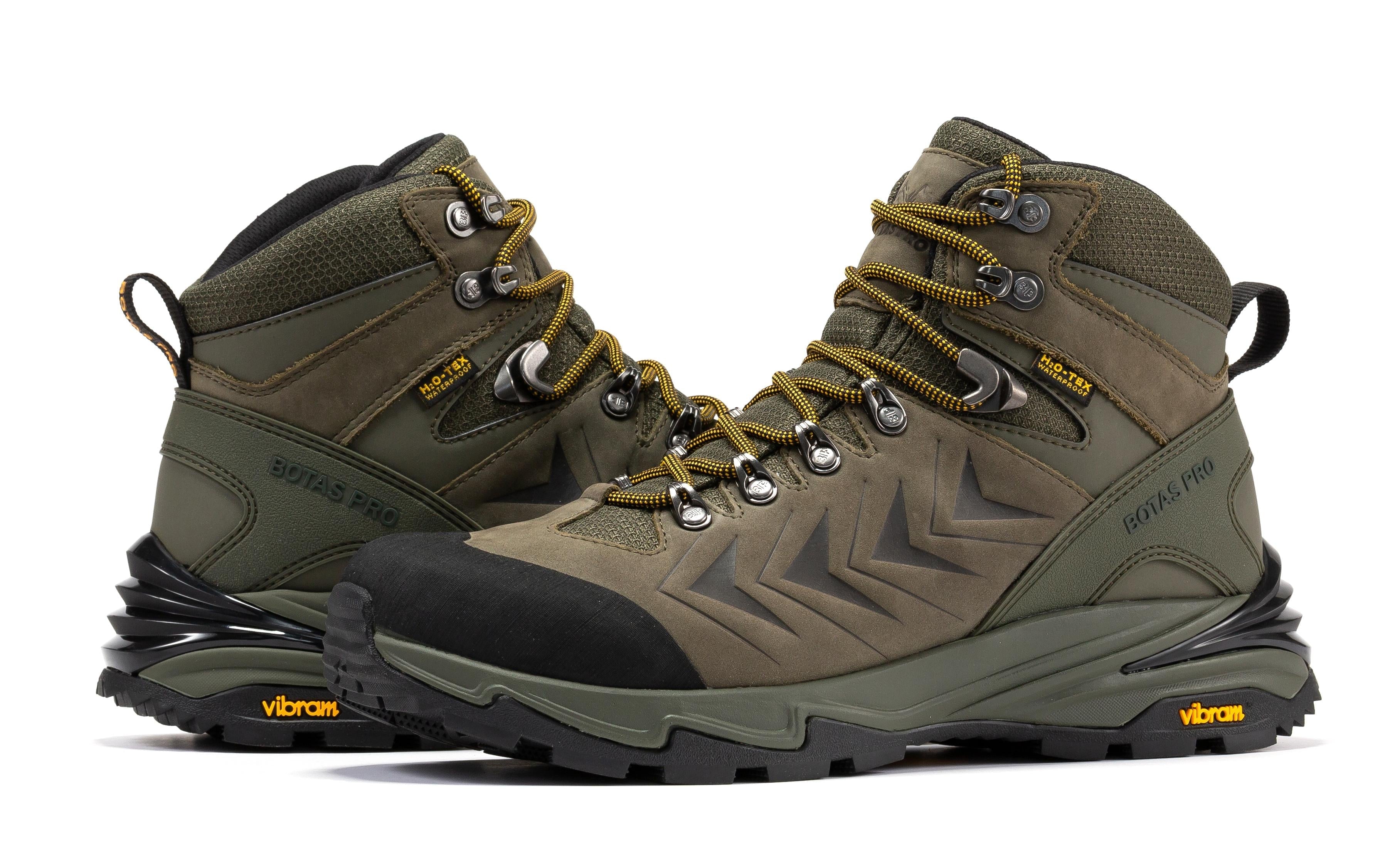 Botas Pro Olive 6 Inch Waterproof Hiking Boots with VIBRAM® Traction Lug Outsole BP22123