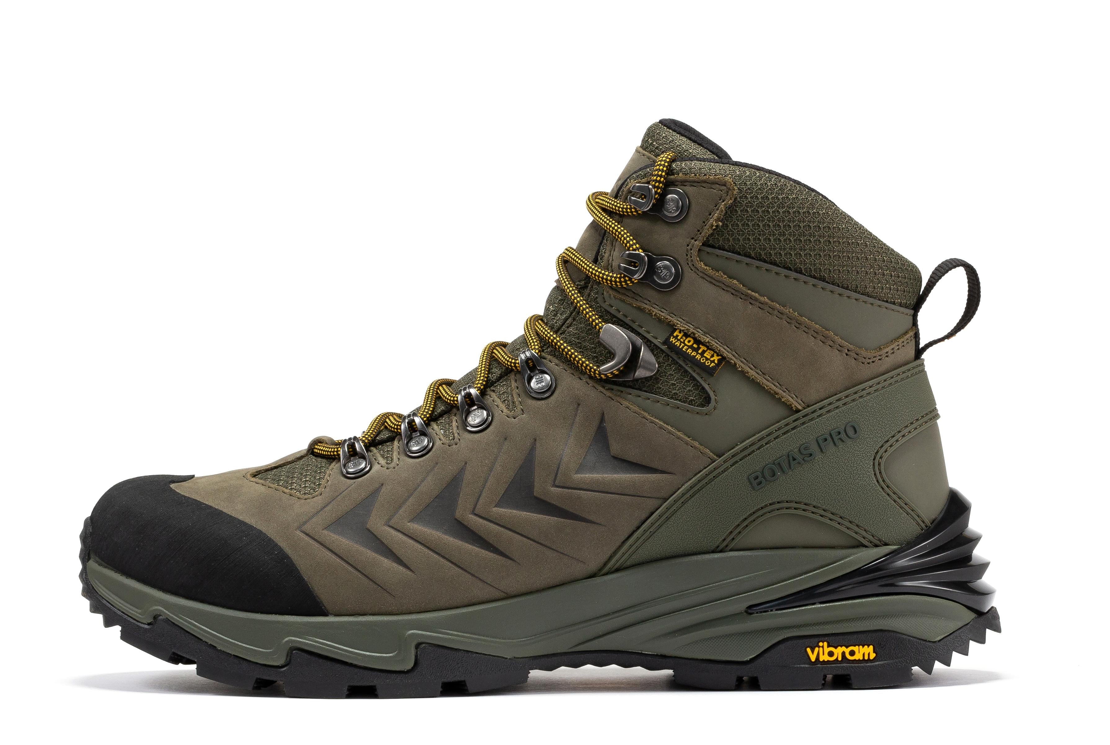 Botas Pro Olive 6 Inch Waterproof Hiking Boots with VIBRAM® Traction Lug Outsole BP22123
