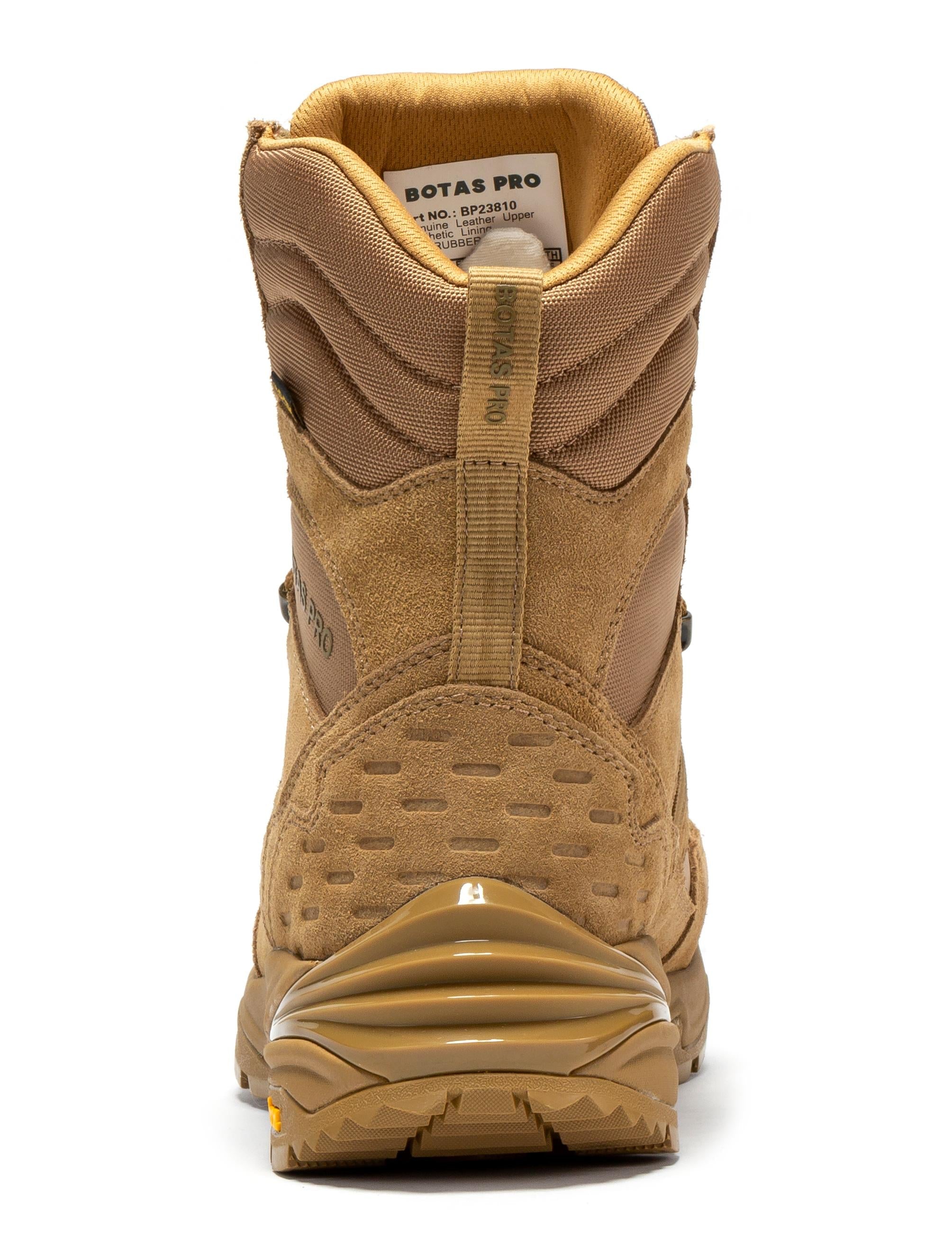 Botas Pro Sand 8 Inch Waterproof Tactical Boots with VIBRAM® Traction Lug Outsole BP22810