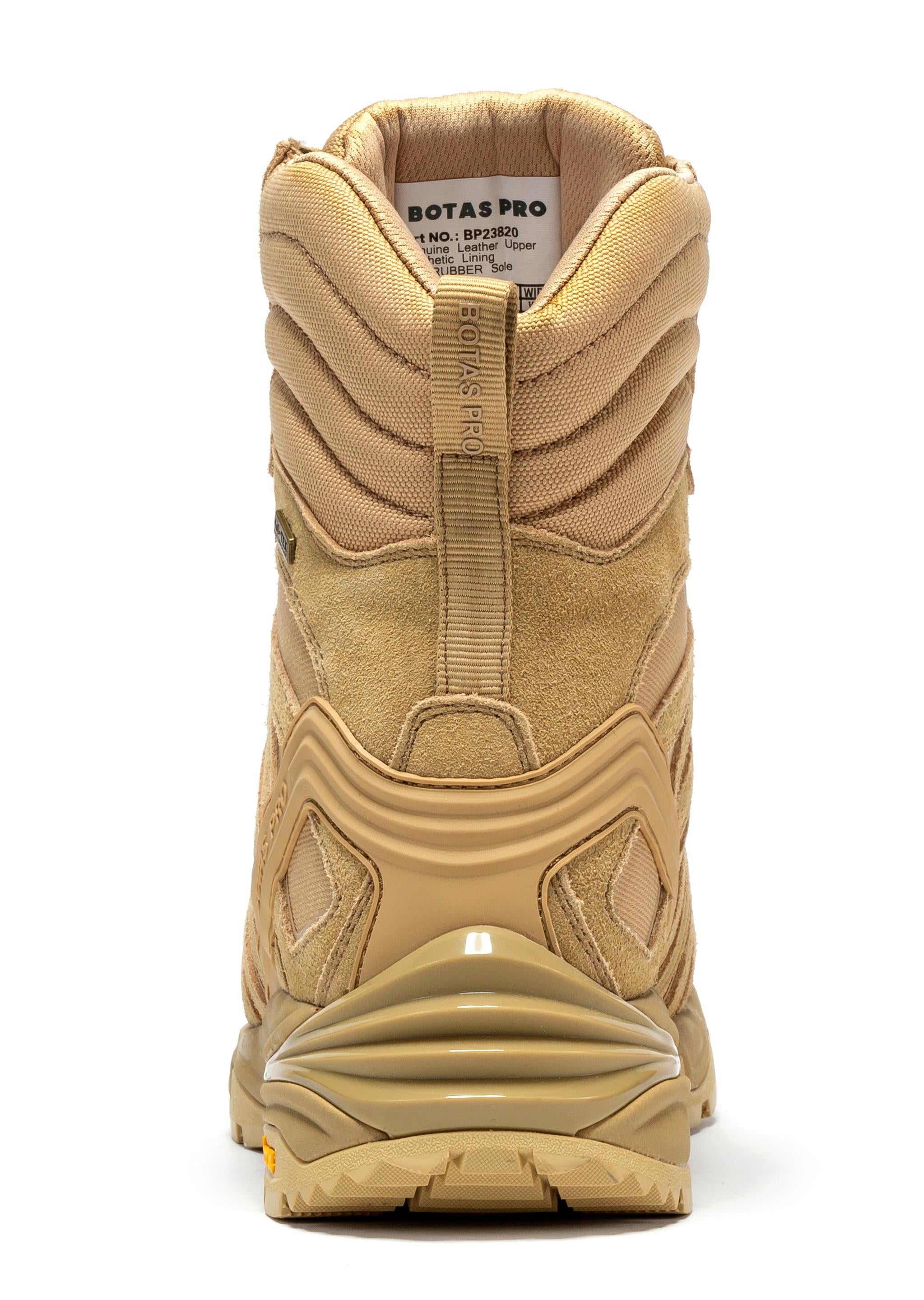Botas Pro Sand 8 Inch Waterproof Tactical Boots with VIBRAM® Traction Lug Outsole BP22820