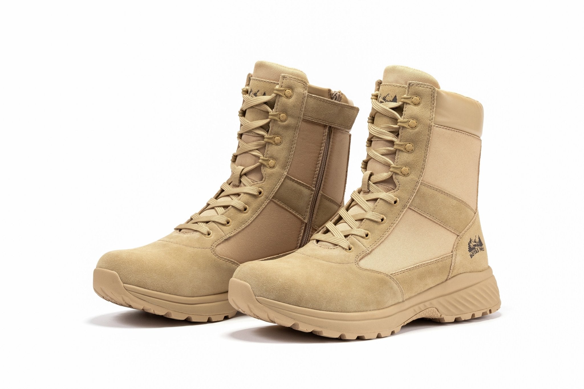 Botas Pro Sand Men's 8 inch Side Zipper Military Tactical Boots BP701 - Overture Gifts