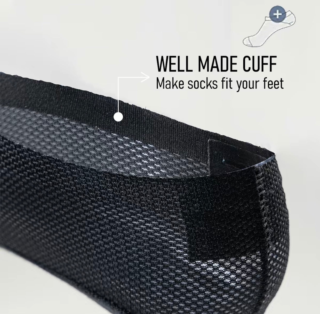 BreezeFit Low-Cut Mesh Socks - Overture Gifts