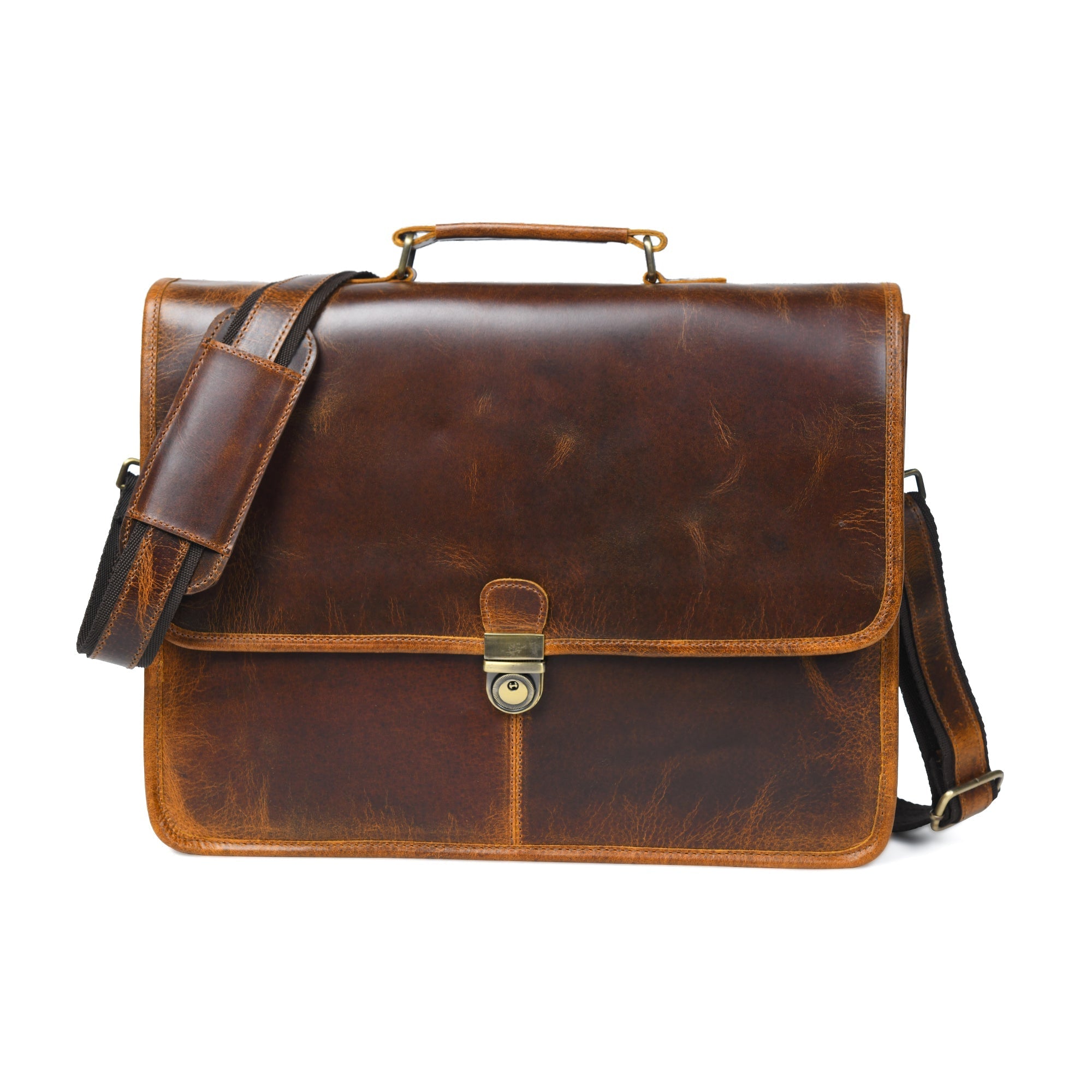 Buffalo Leather Executive Briefcase - Overture Gifts