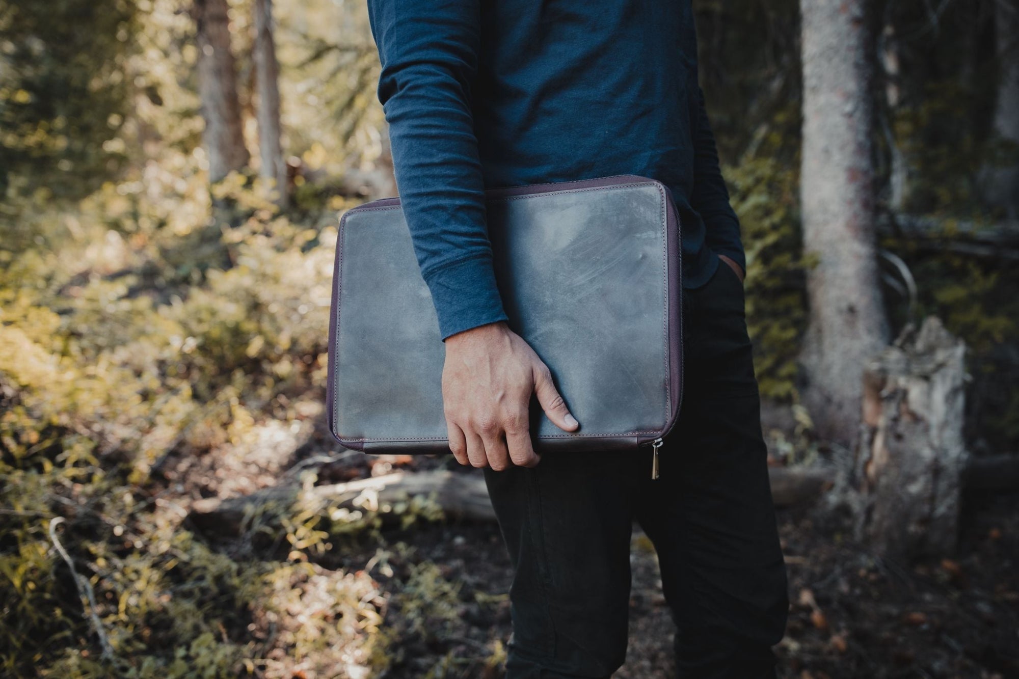 Buffalo Leather MacBook Portfolio - Overture Gifts