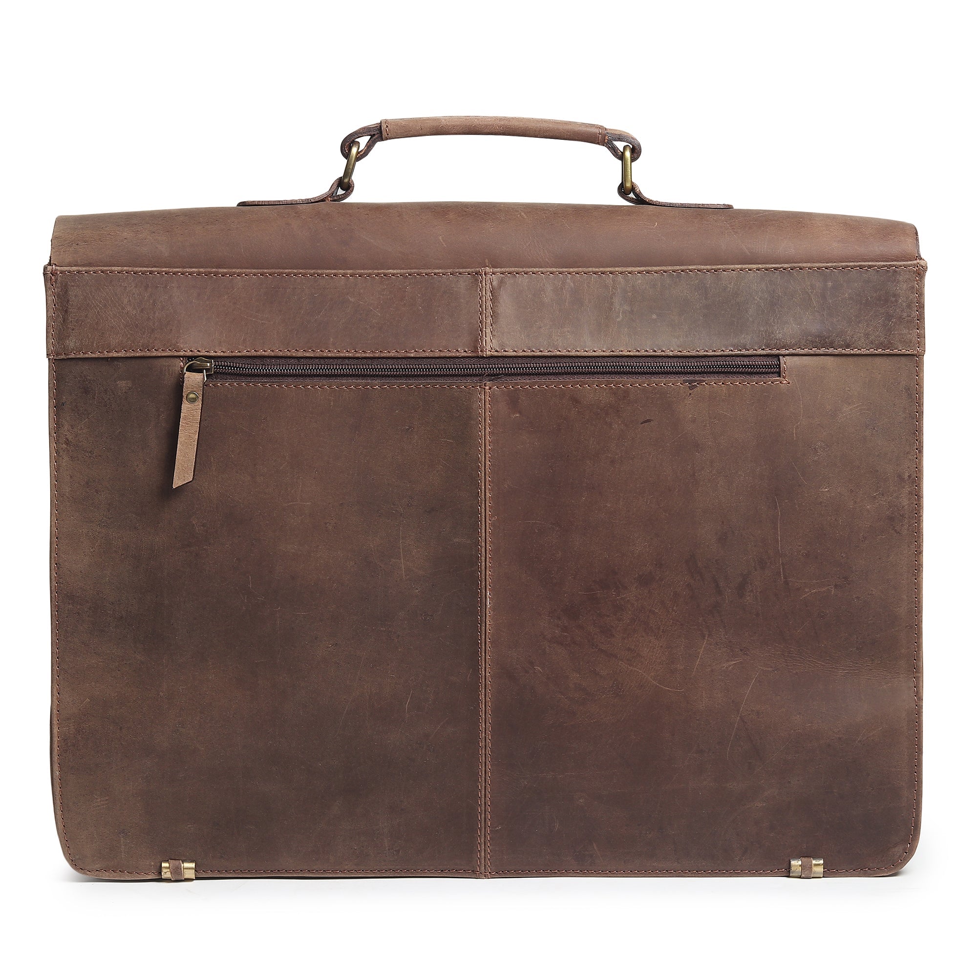 Buffalo Leather Messenger Bag - Overture Gifts