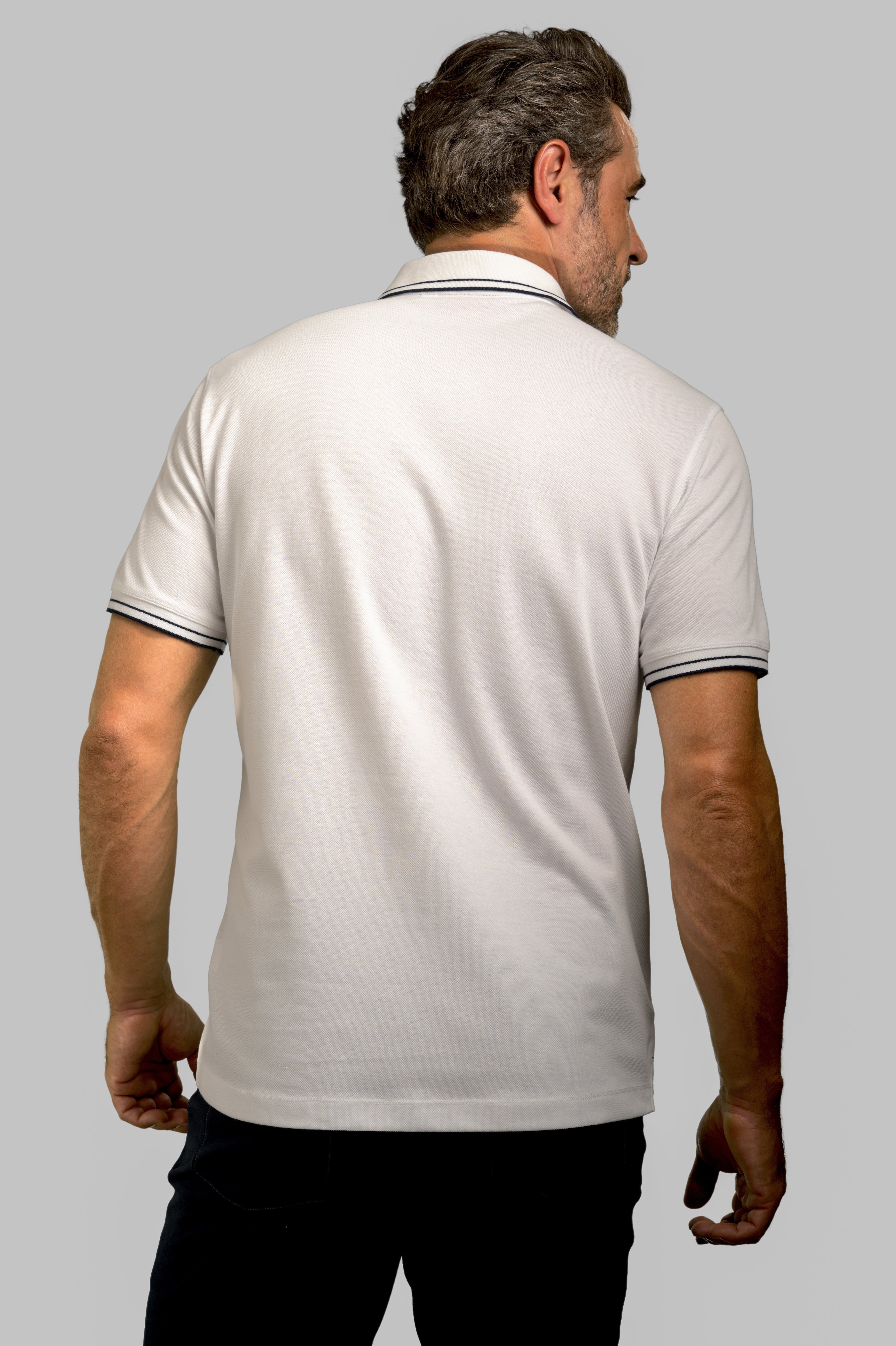 Pocket Polo Shirt - White - Men