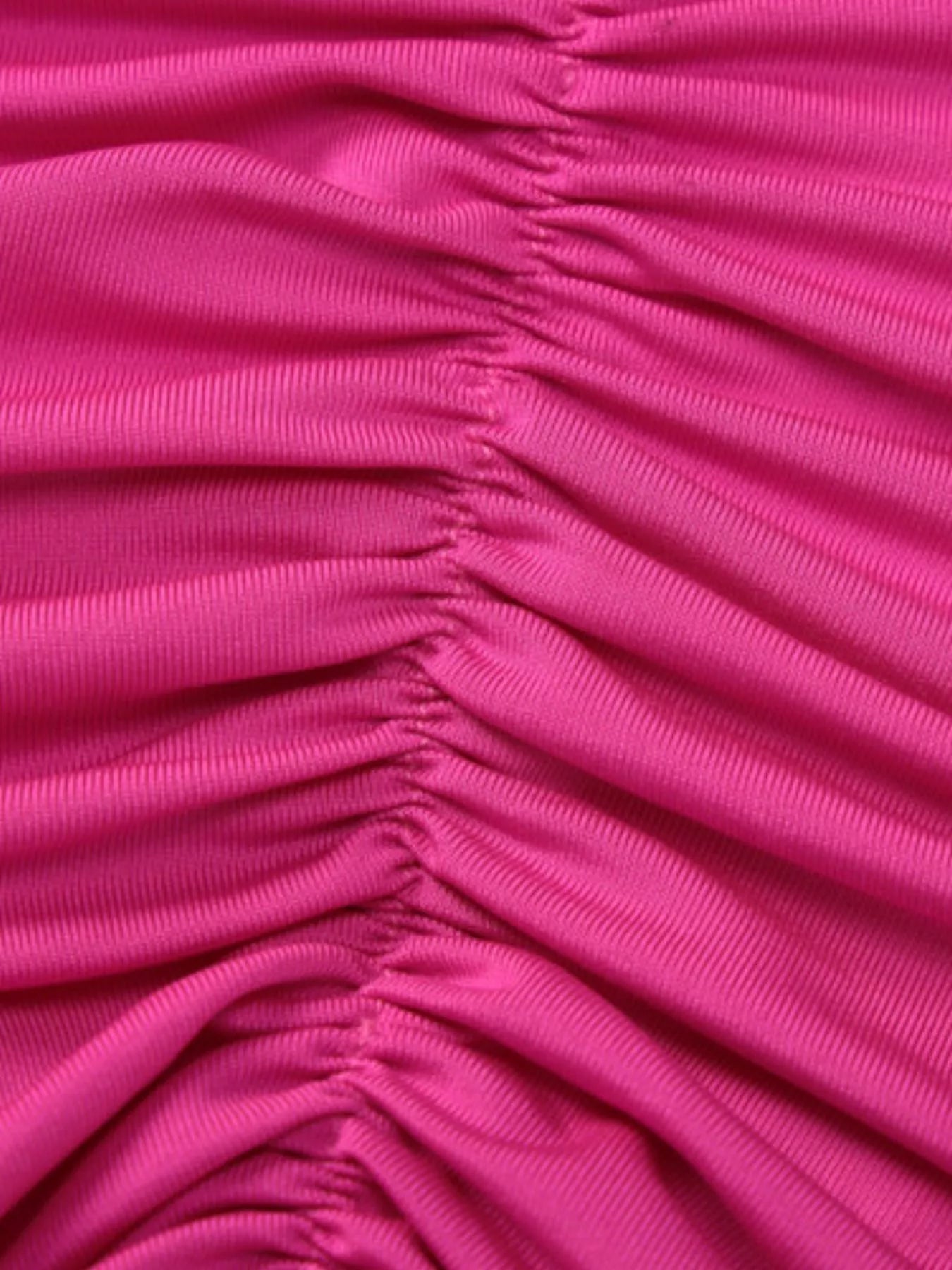 Backless One-Shoulder Ruched Bodycon Maxi Dress