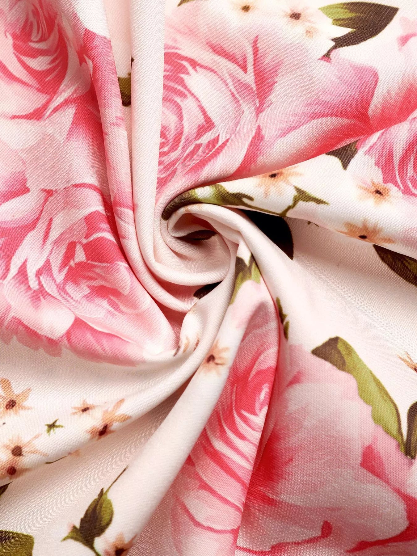 Floral Print Halter Neck Midi Dress