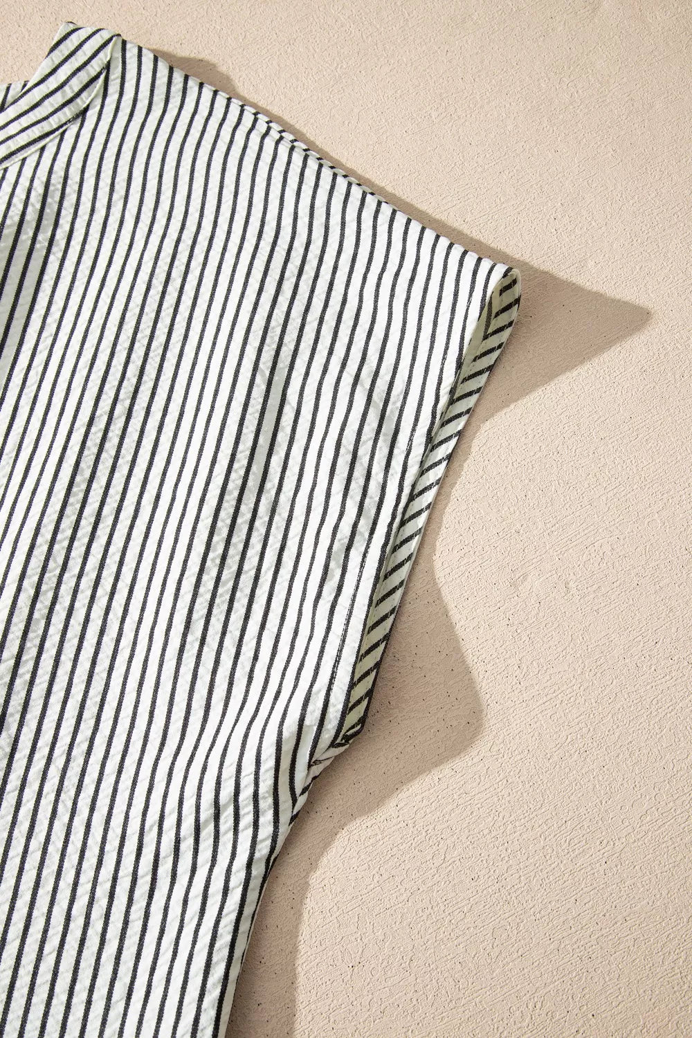 Striped Ruffle Button Front Maxi Dress
