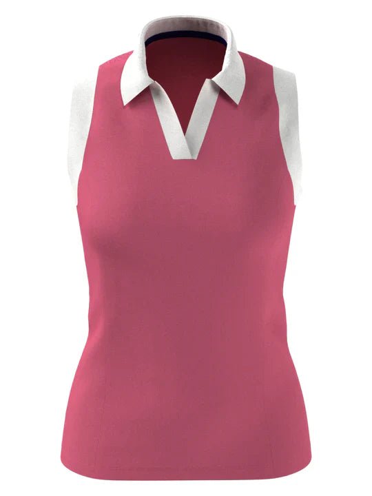Callaway Womens Color Block V-Placket Golf Polo - Overture Gifts