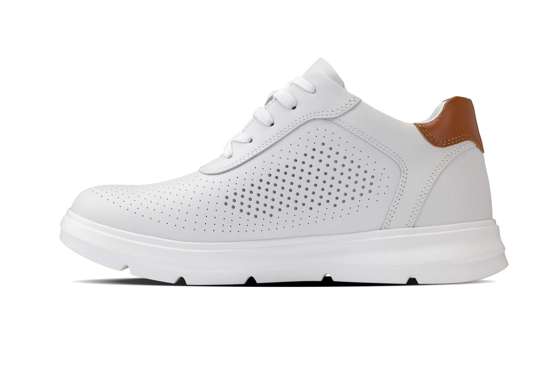CALTO - J1581 - 2.6 Inches Taller (White) - Lightweight Casual Walkers - Overture Gifts